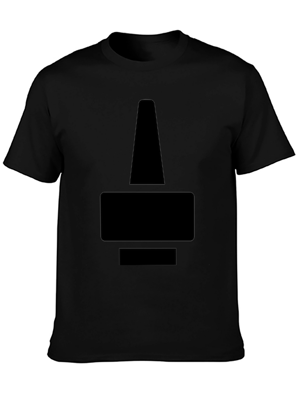 Geometric Black T-Shirt