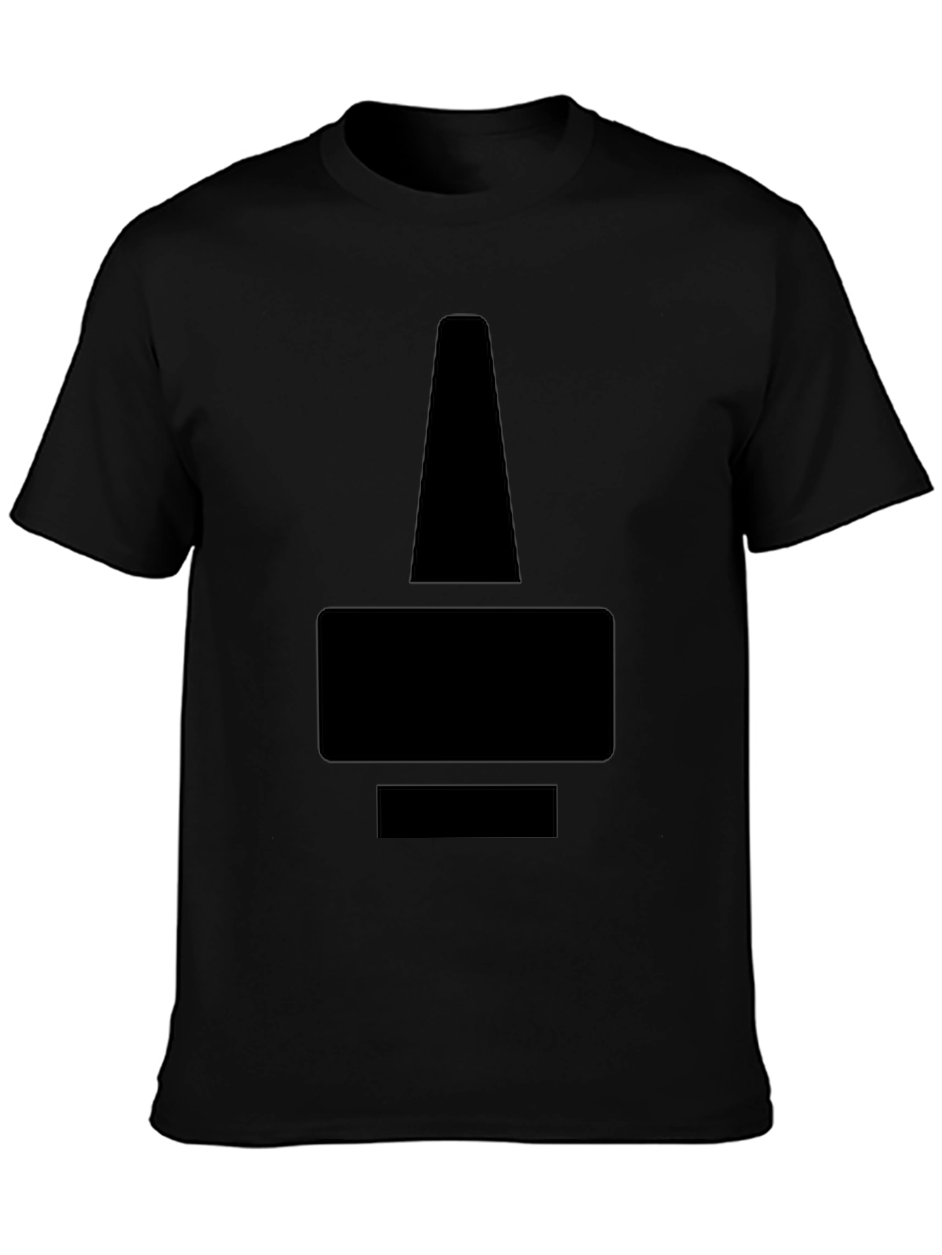 Geometric Black T-Shirt