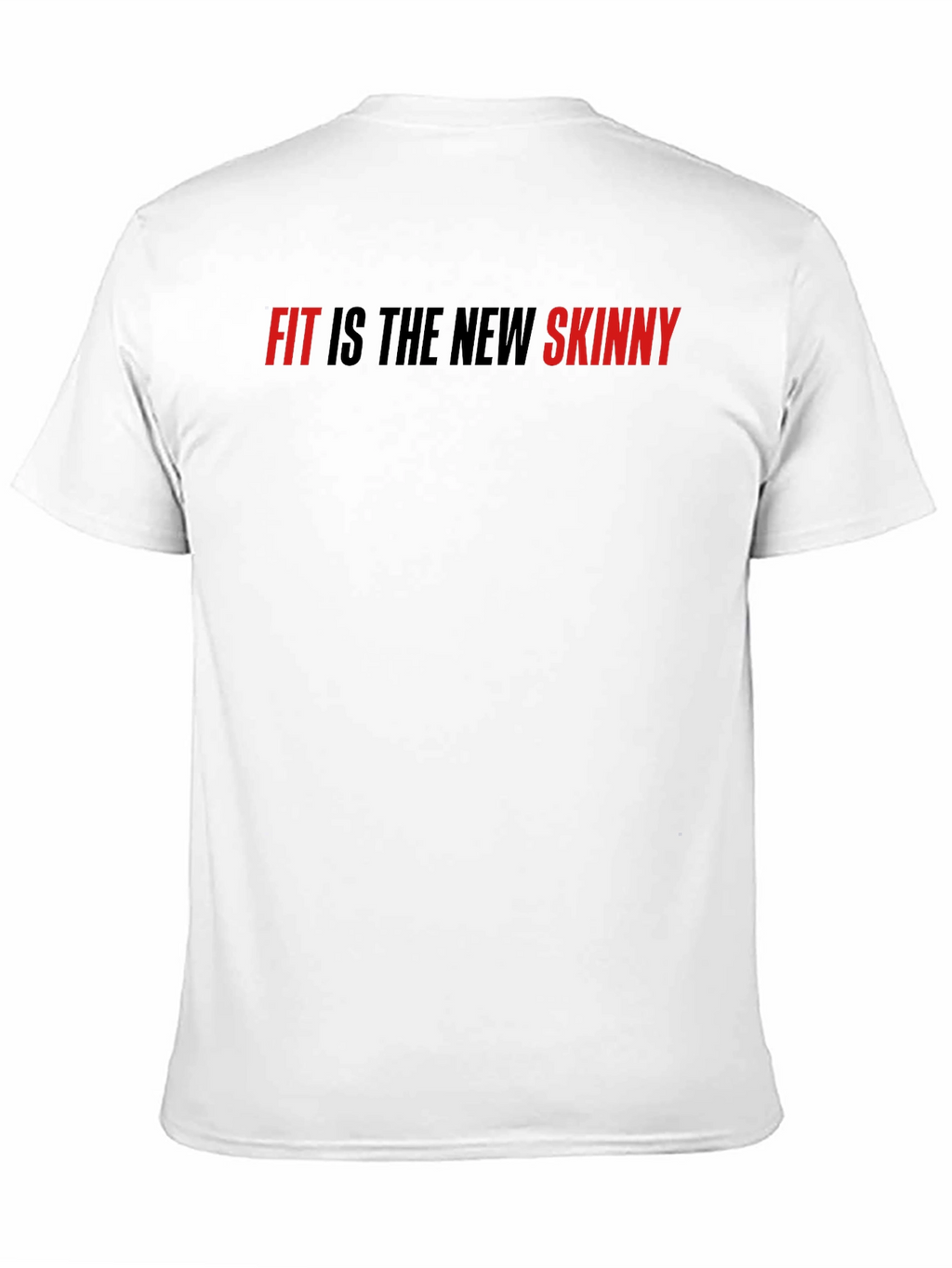 Fit is the New Skinny Black Graphic Tee