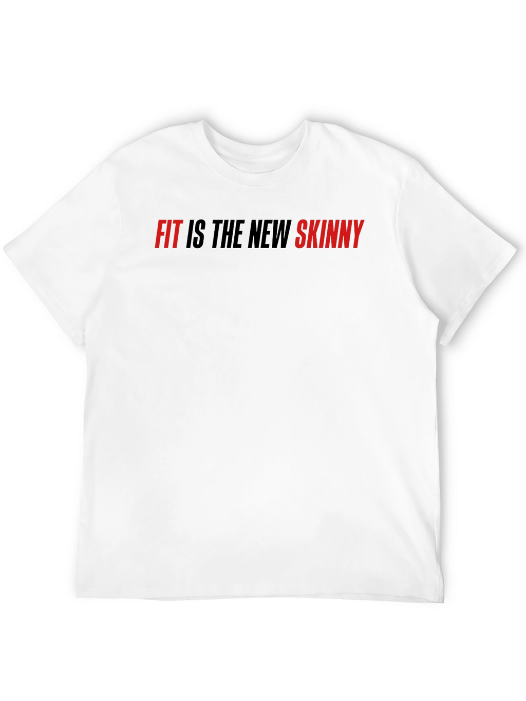 Fit is the New Skinny Black Graphic Tee