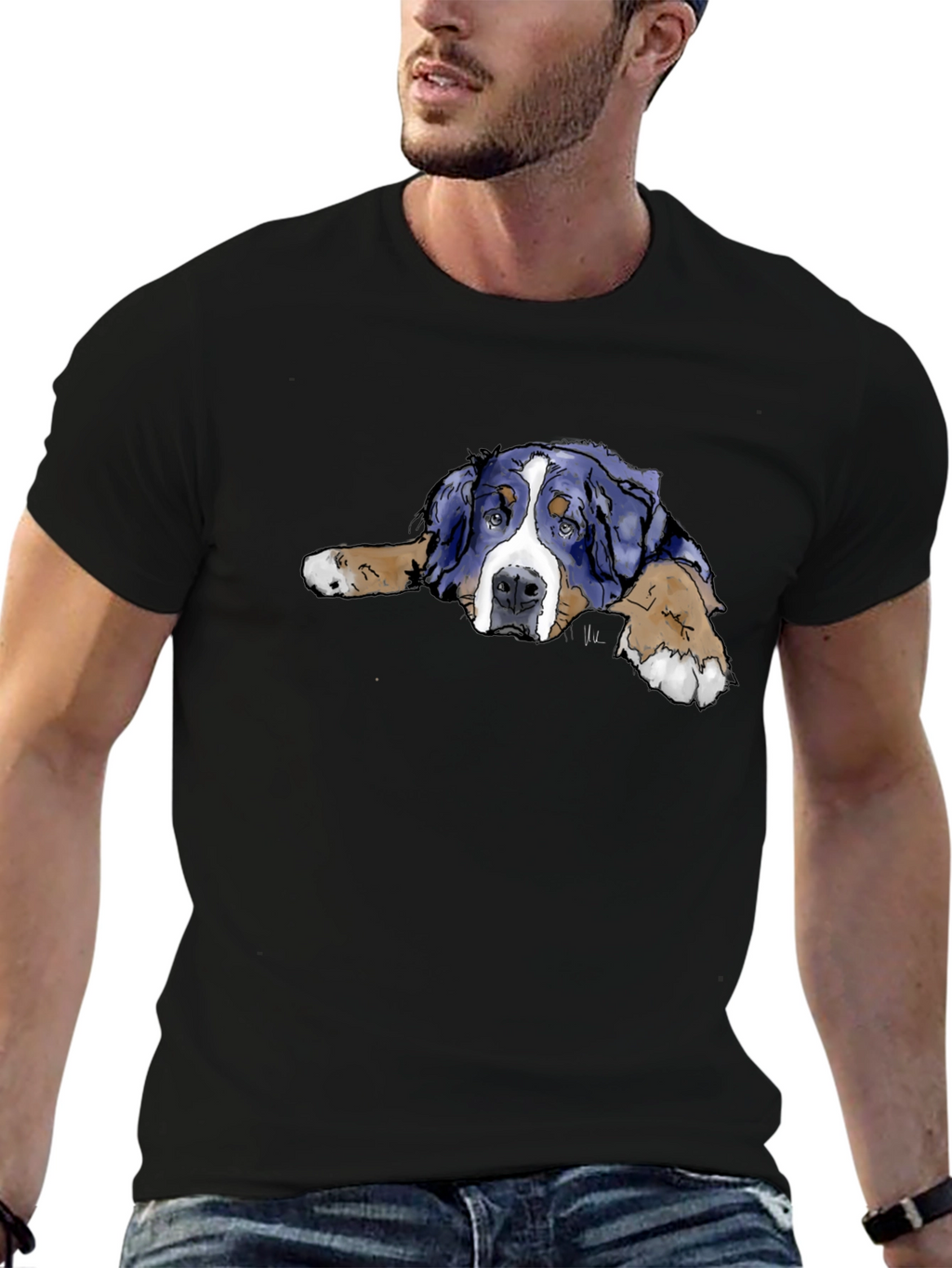 Bernese Mountain Dog T-Shirt - Cute Pup Tee