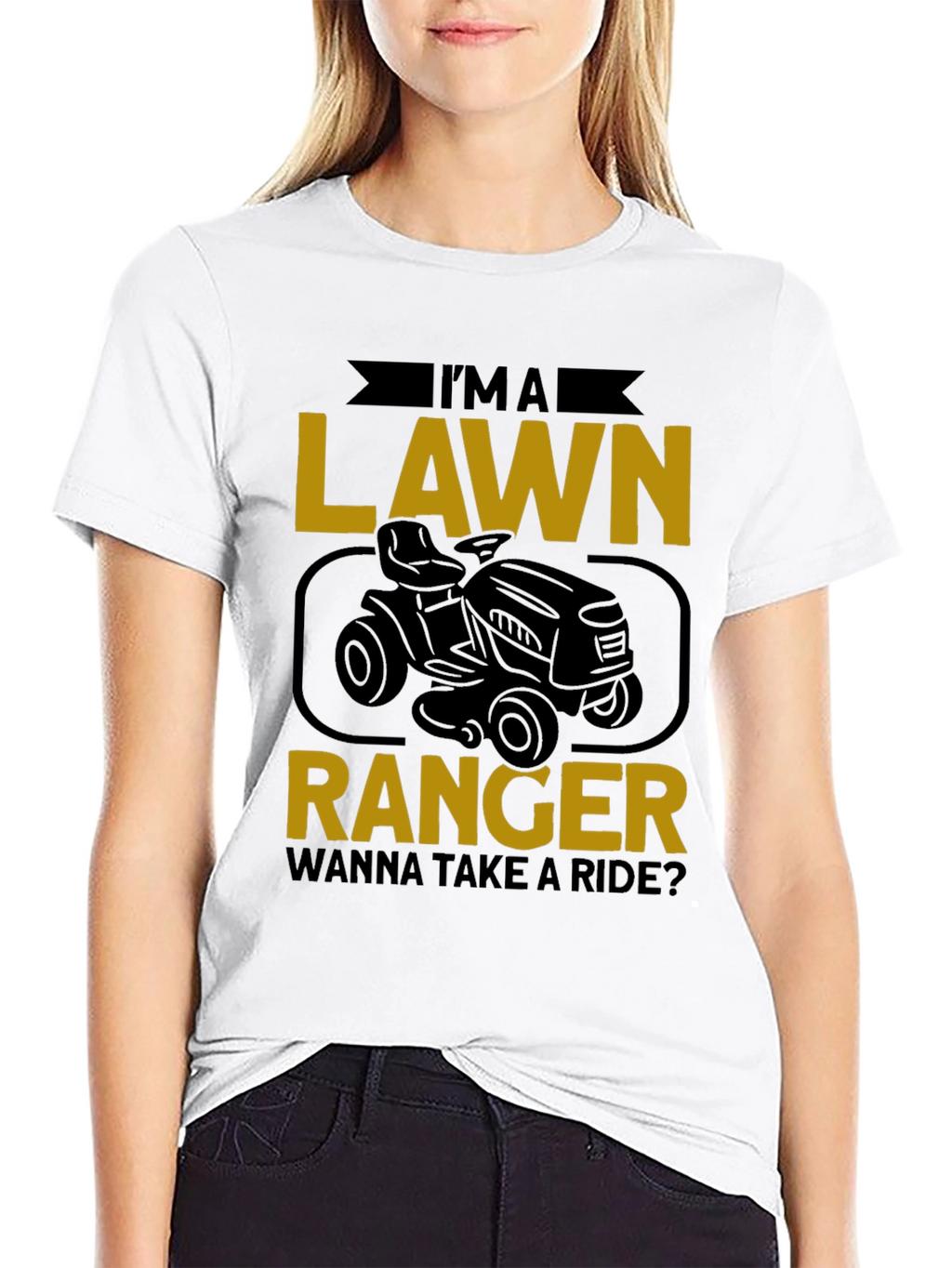 Lawn Ranger Graphic Tee - Ride-On Mower T-Shirt
