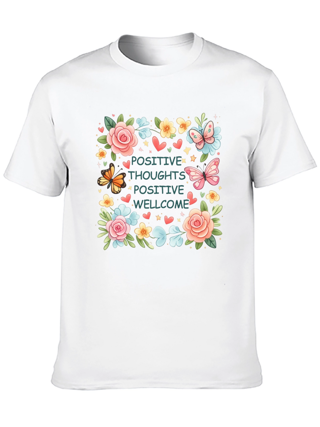 Positive Thoughts Graphic T-Shirt