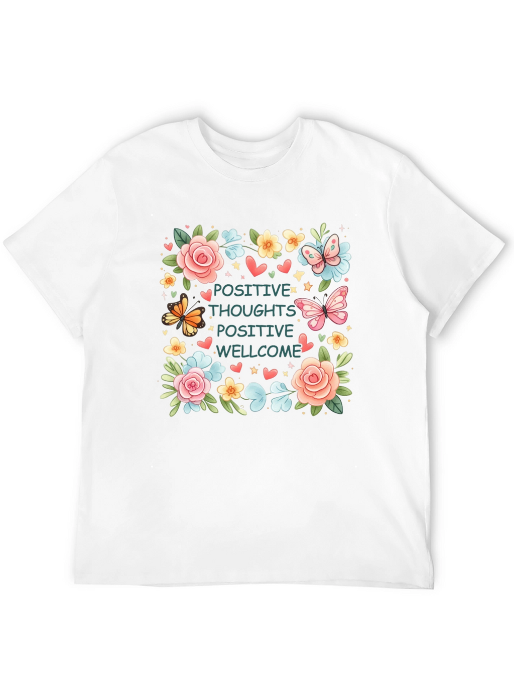 Positive Thoughts Graphic T-Shirt
