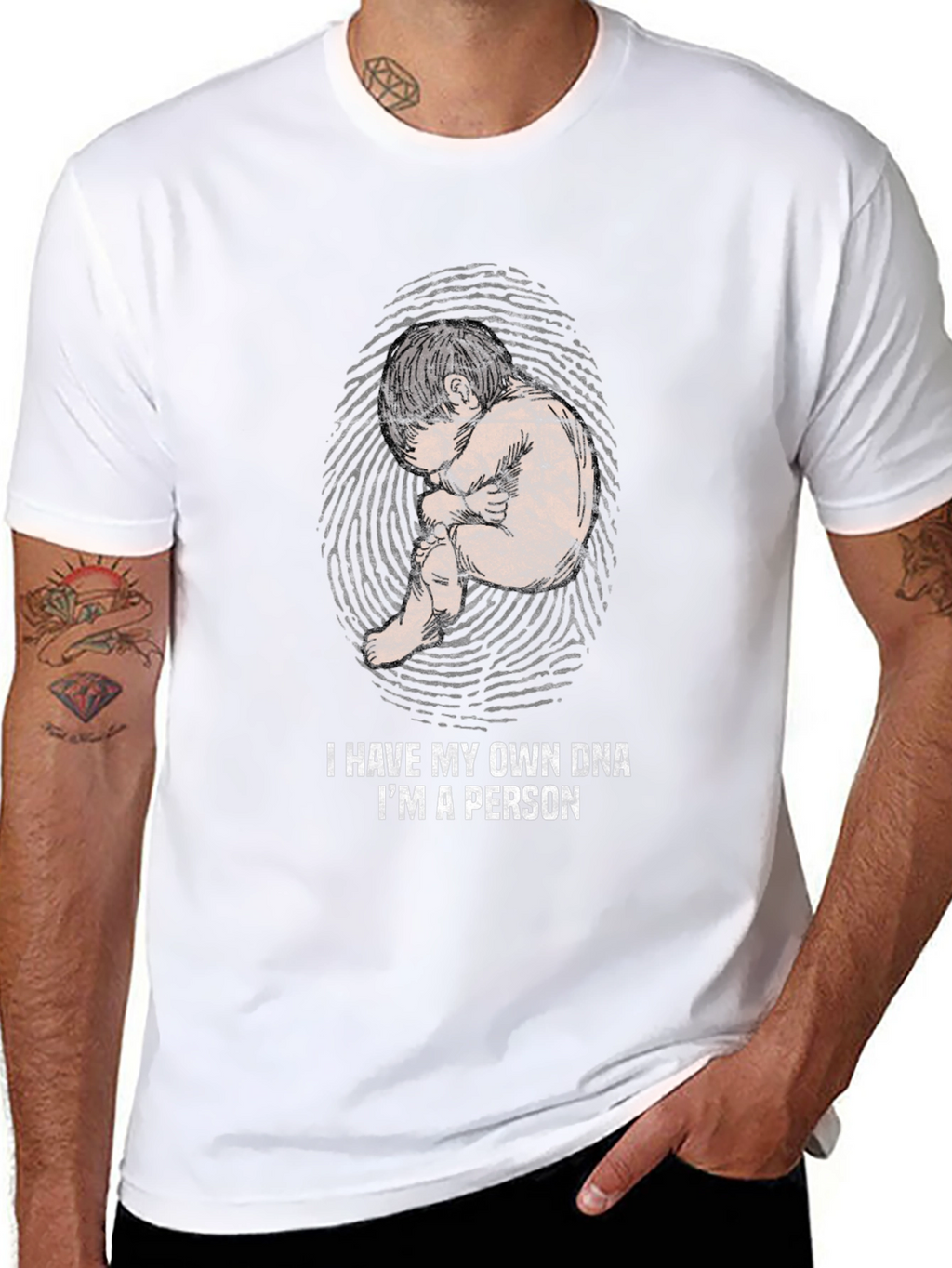 Pro-Life DNA Person T-Shirt