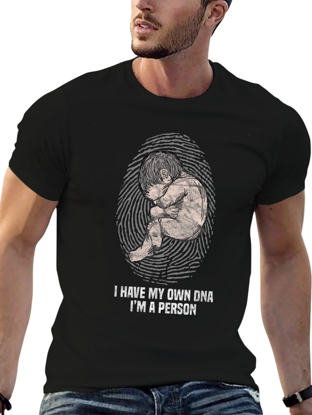 Pro-Life DNA Person T-Shirt