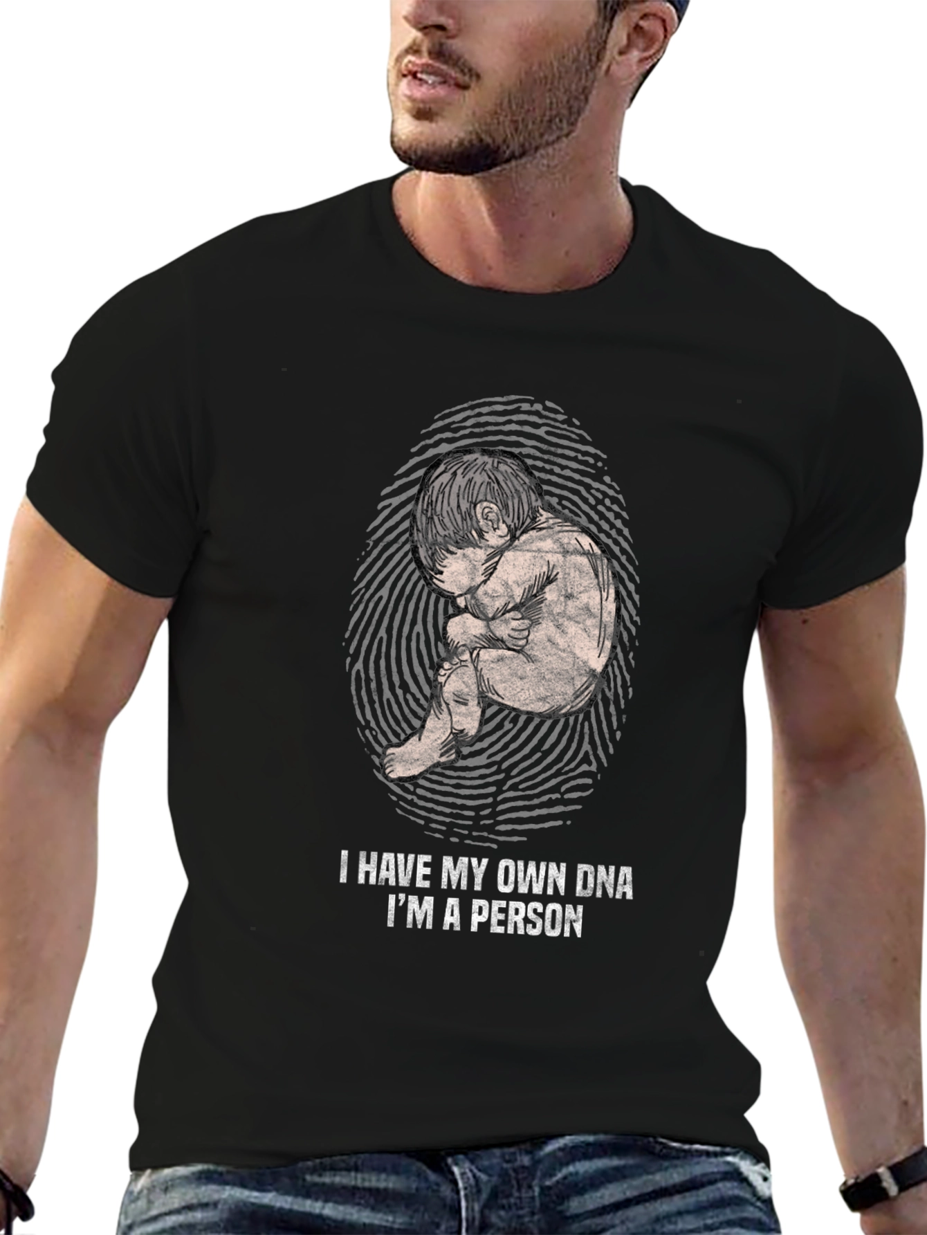 Pro-Life DNA Person T-Shirt