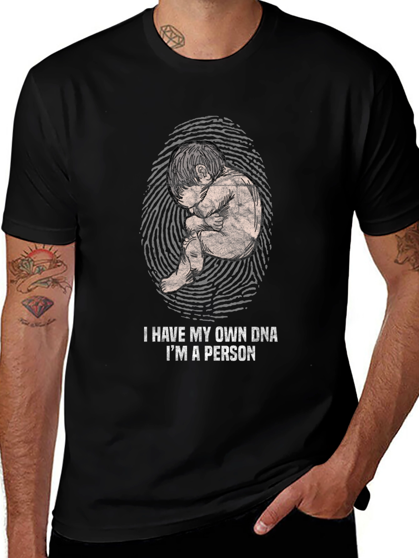 Pro-Life DNA Person T-Shirt