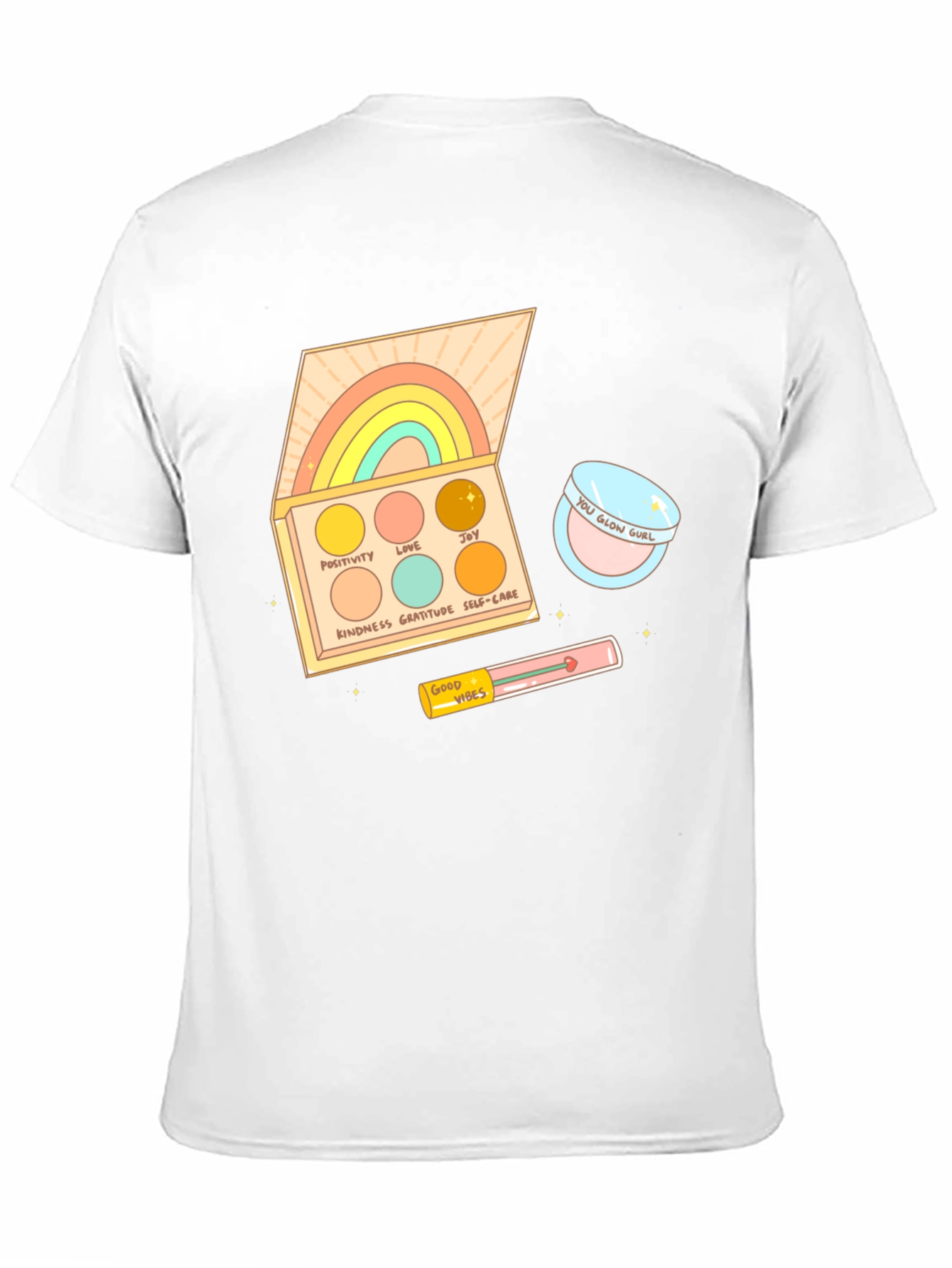 Rainbow Palette Graphic T-Shirt - Good Vibes