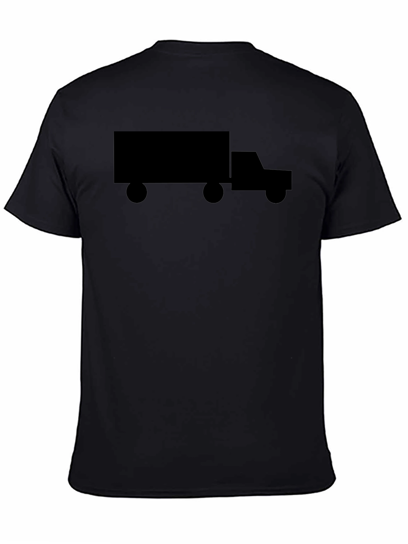 Truck Graphic Tee - Simple Black Design
