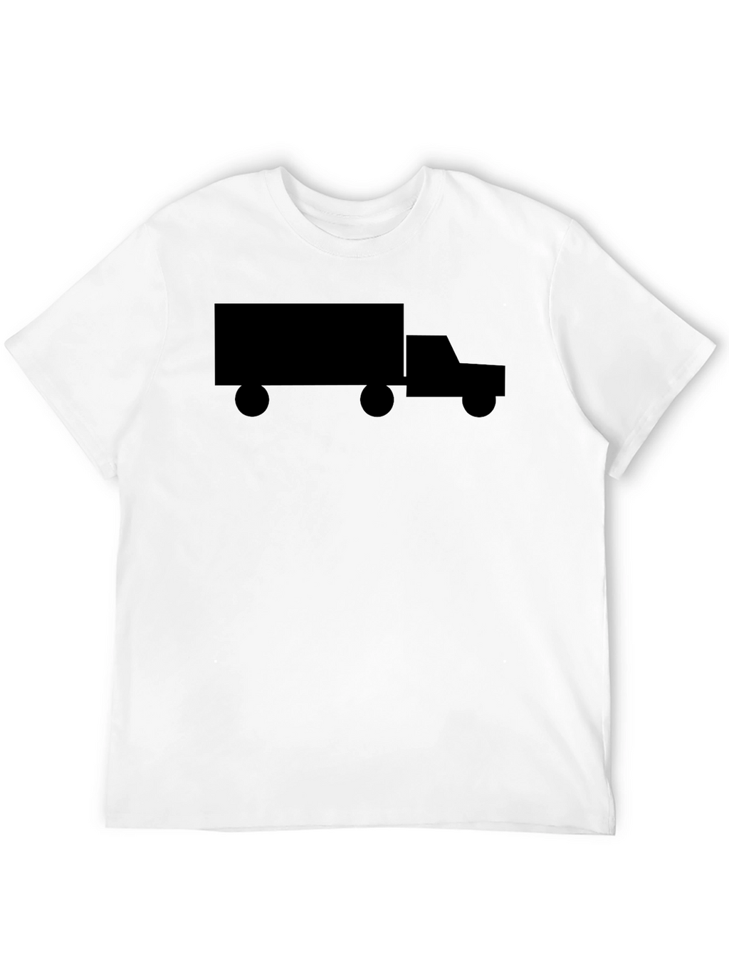 Truck Graphic Tee - Simple Black Design