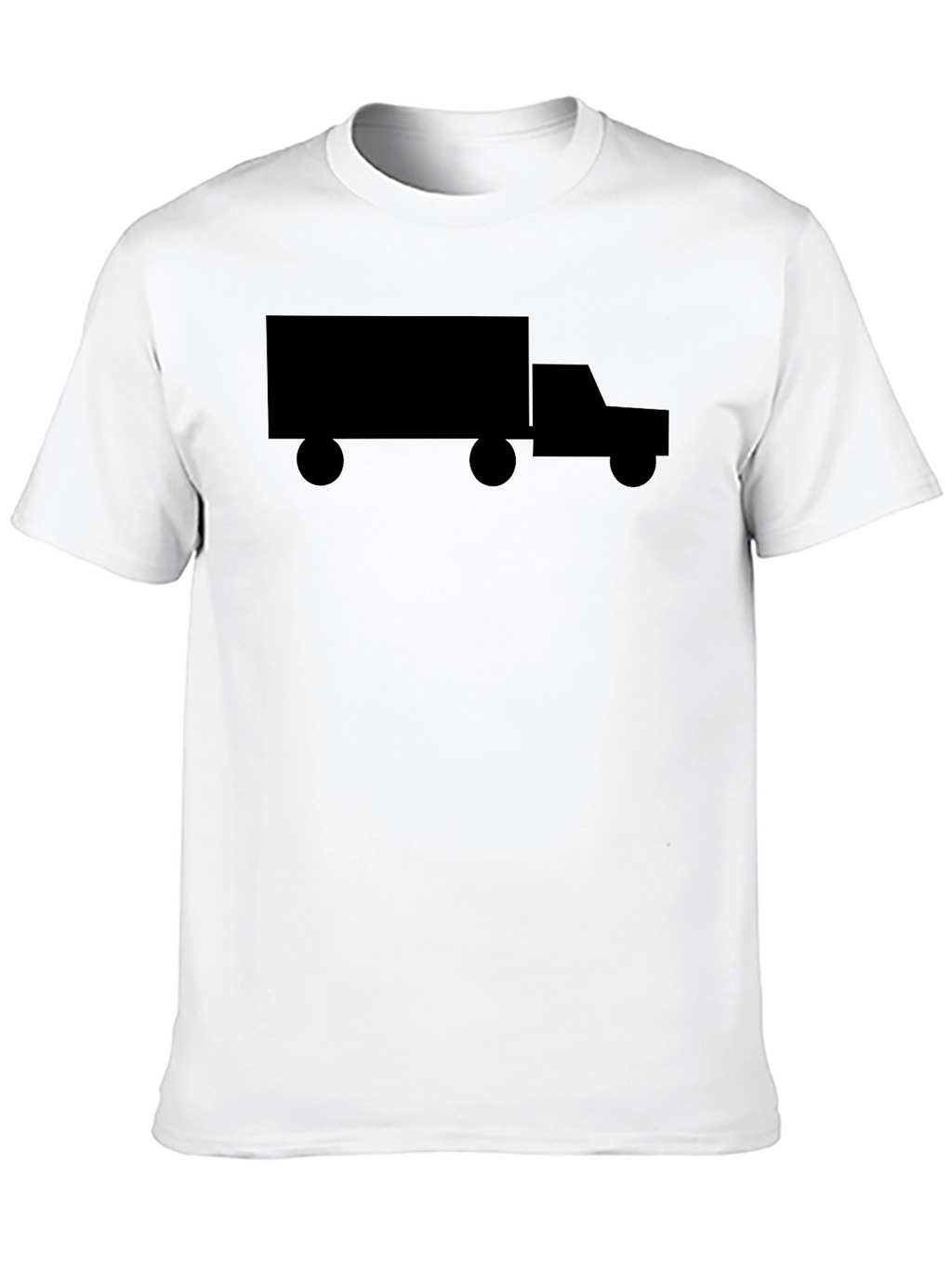 Truck Graphic Tee - Simple Black Design