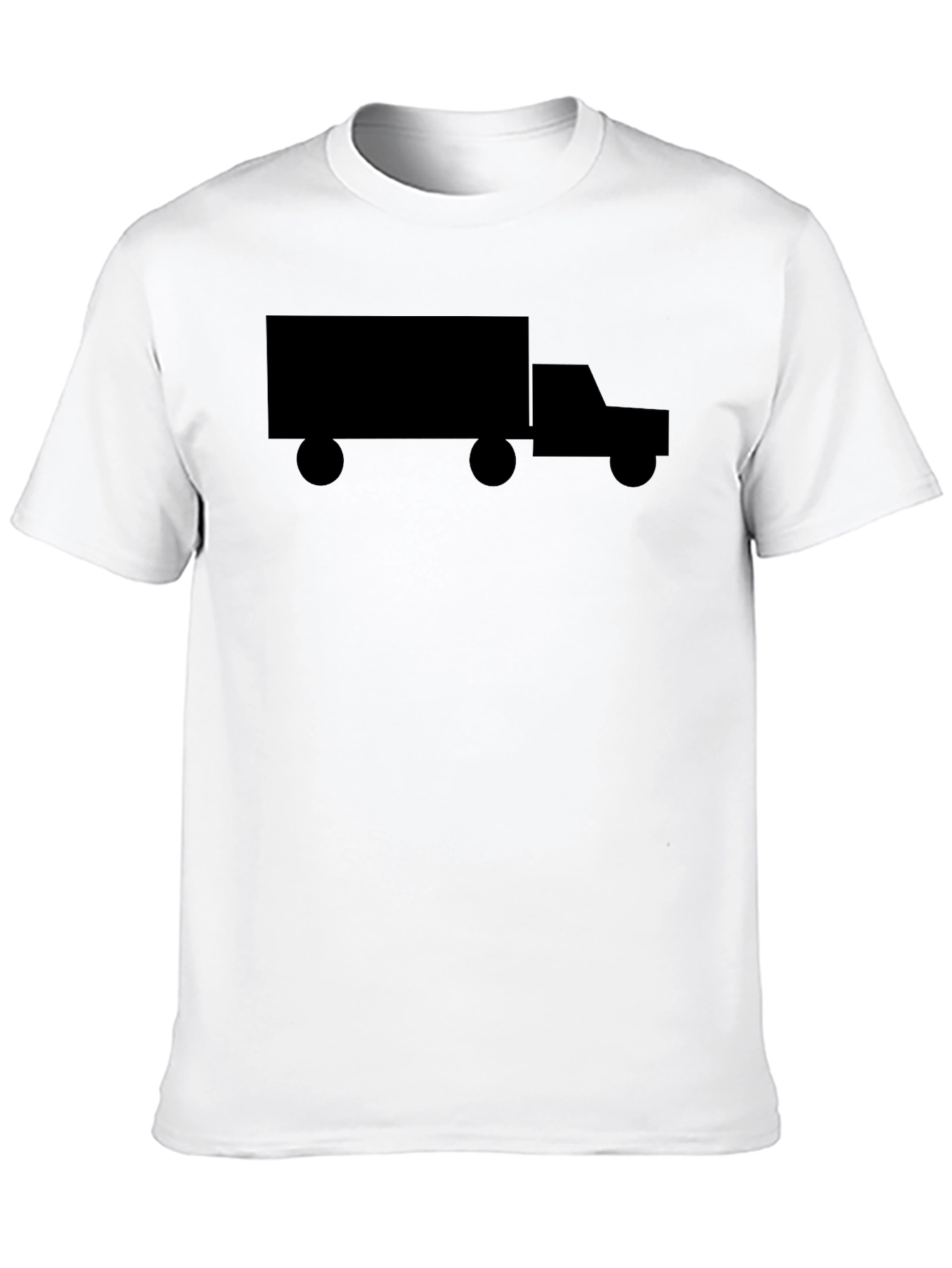 Truck Graphic Tee - Simple Black Design