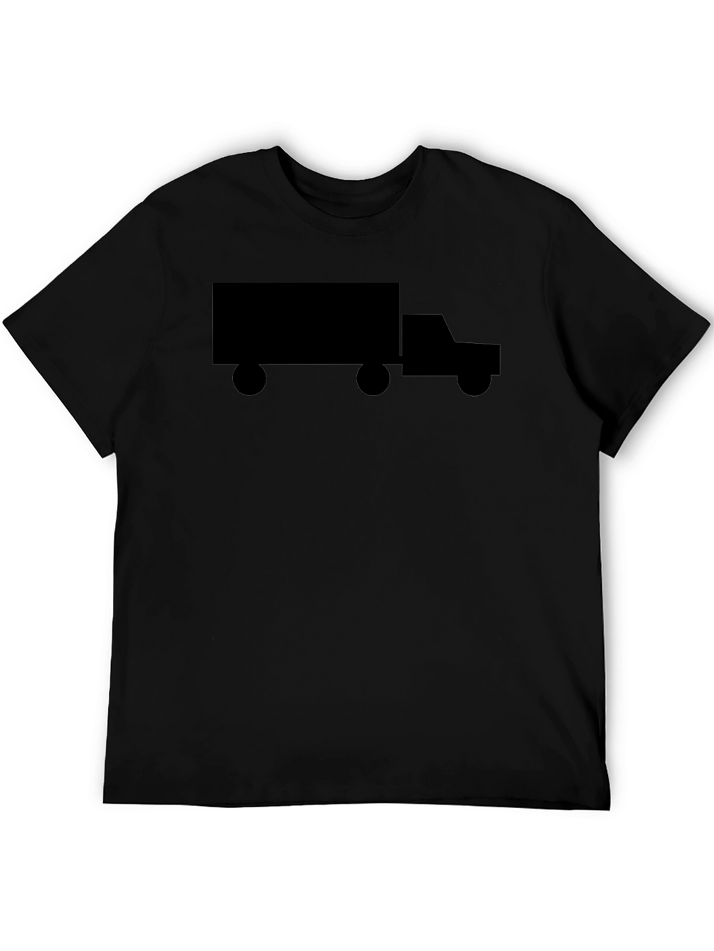 Truck Graphic Tee - Simple Black Design