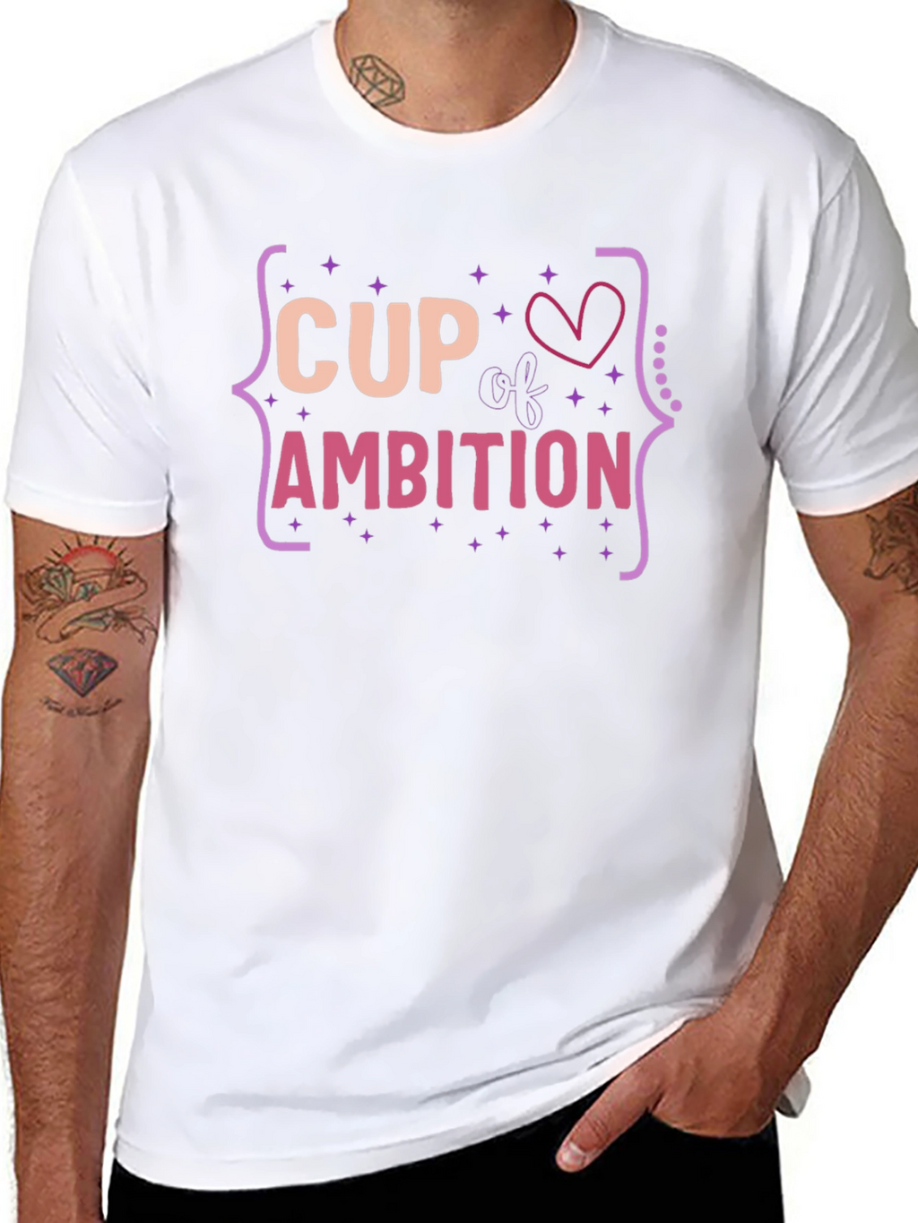 Cup of Ambition T-Shirt - Fun Graphic Tee