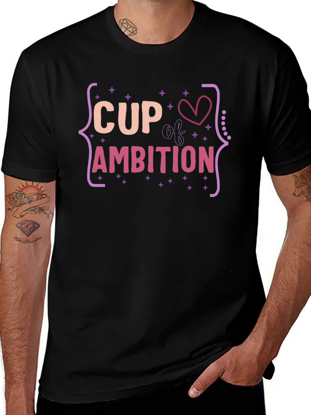 Cup of Ambition T-Shirt - Fun Graphic Tee