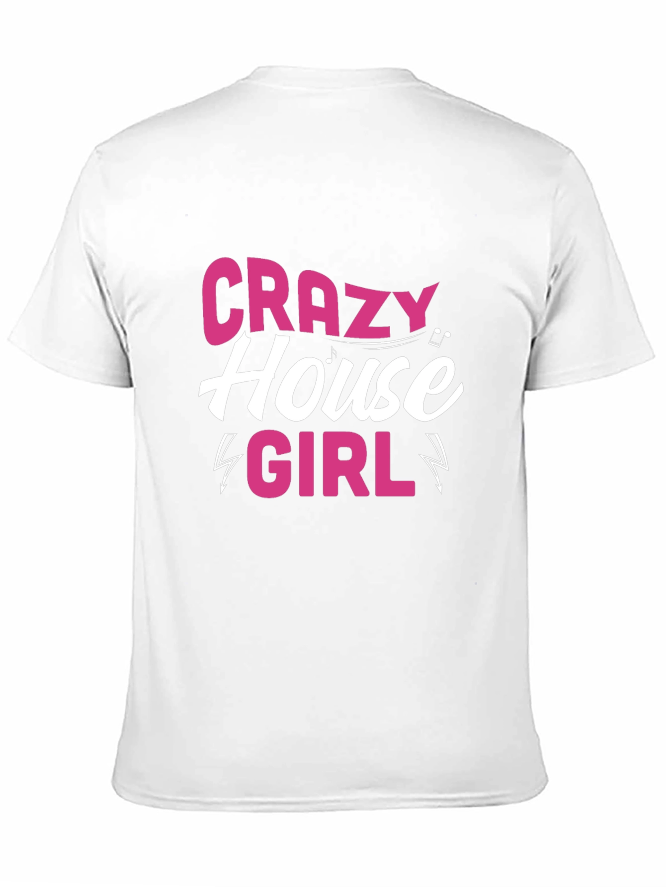 Crazy House Girl Black T-Shirt