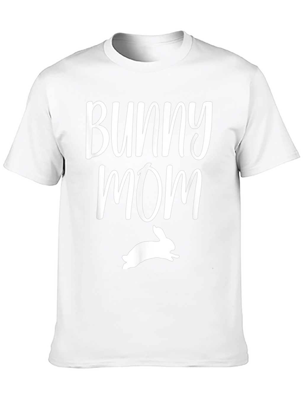 Bunny Mom Graphic Tee - Soft Black T-Shirt