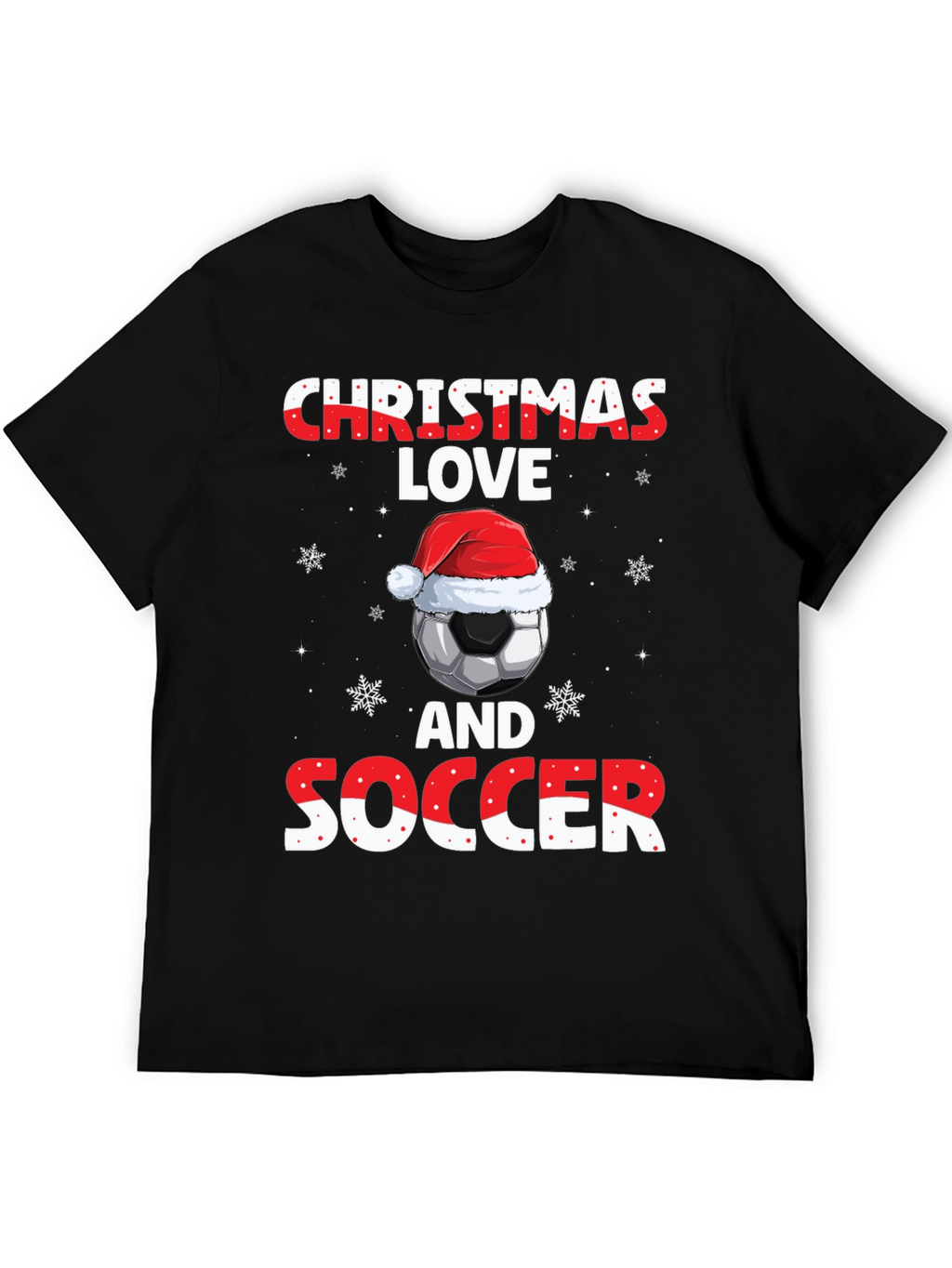 Christmas Love and Soccer T-Shirt