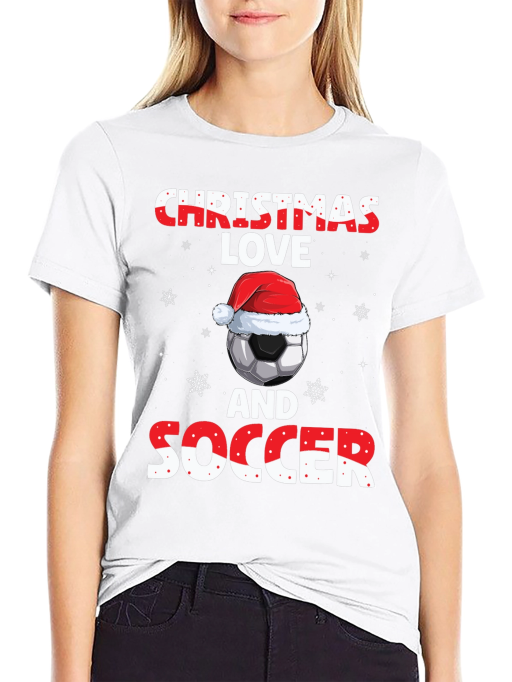 Christmas Love and Soccer T-Shirt