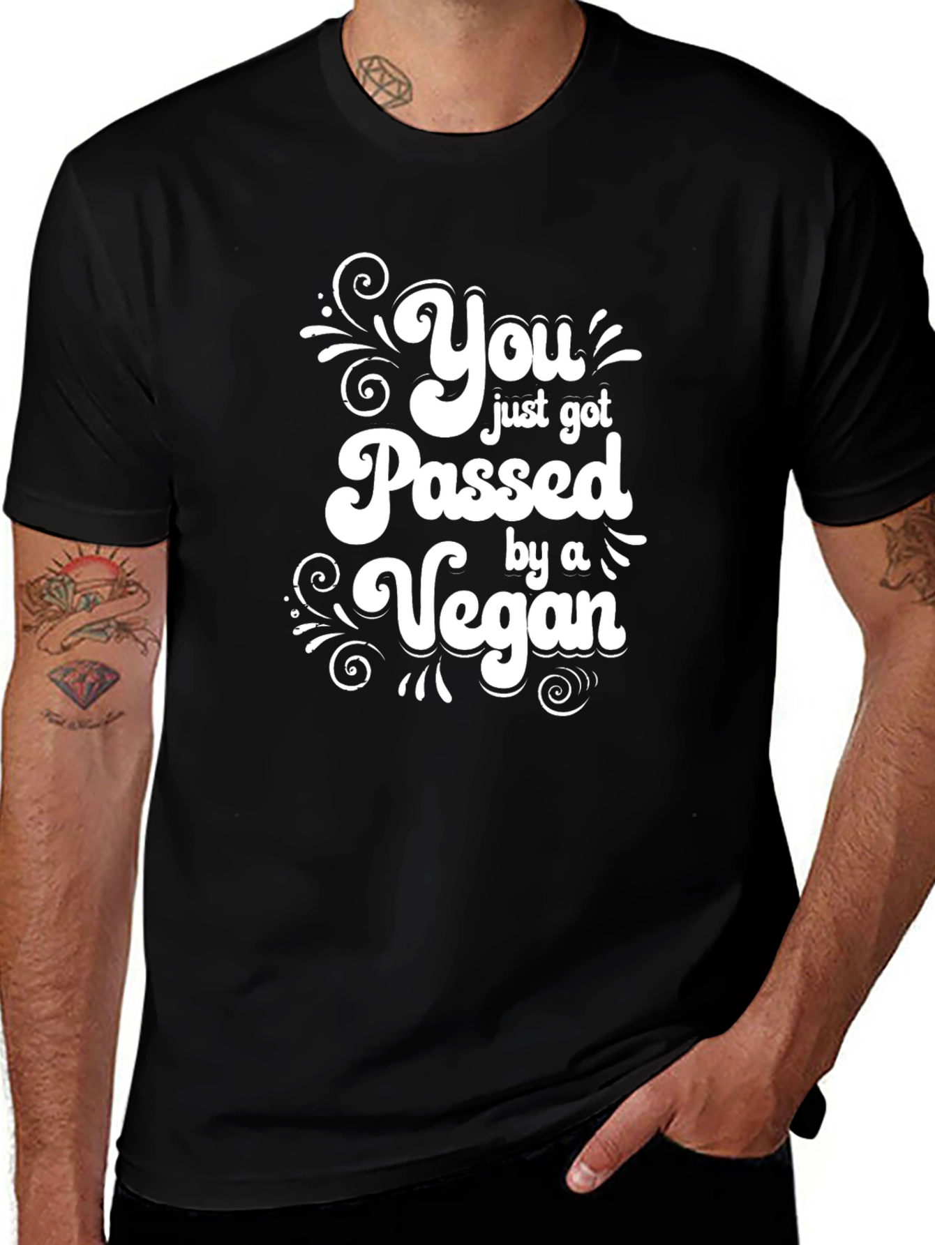 Vegan Power T-Shirt: You Just Got Passed By a Vegan