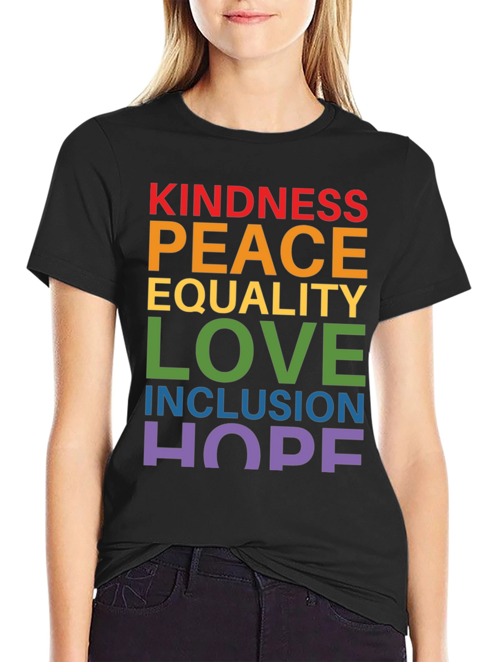 Kindness Peace Love Graphic Tee