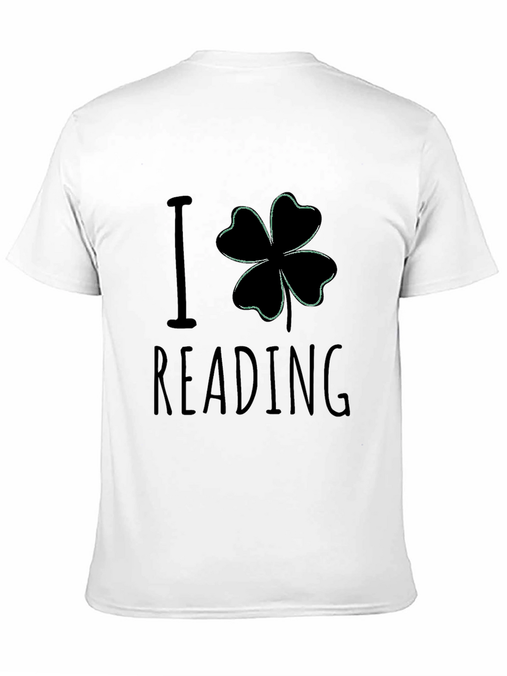 I Clover Reading Black T-Shirt