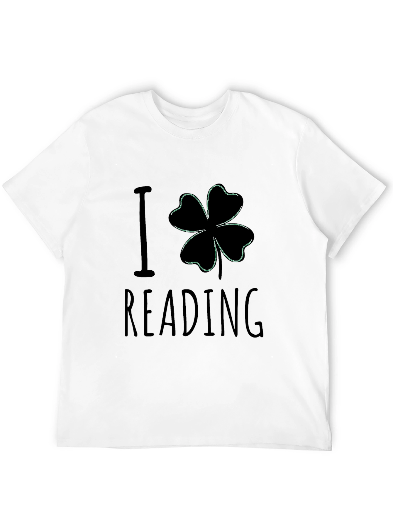 I Clover Reading Black T-Shirt