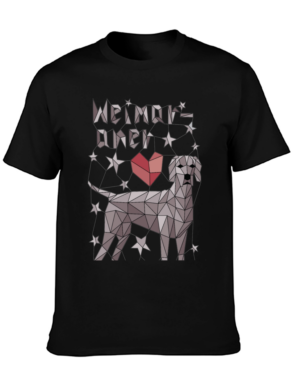 Geometric Weimaraner Dog Lover T-Shirt