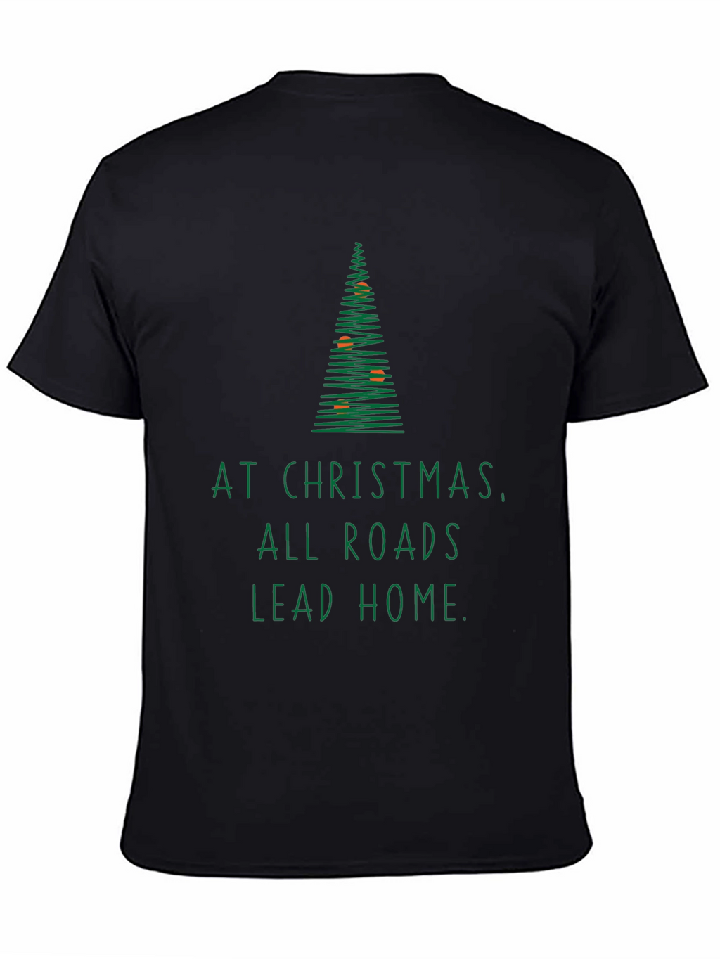 Christmas Roads Lead Home Graphic Tee