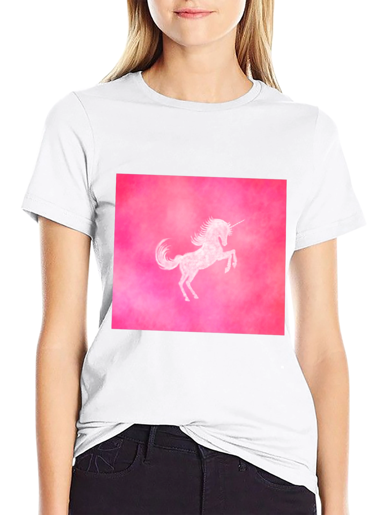 Unicorn Graphic Tee - Pink Fantasy