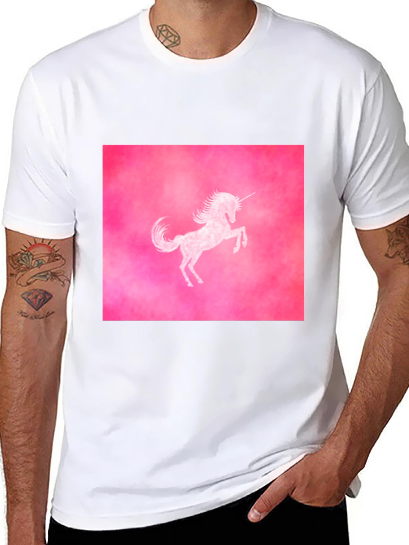 Unicorn Graphic Tee - Pink Fantasy