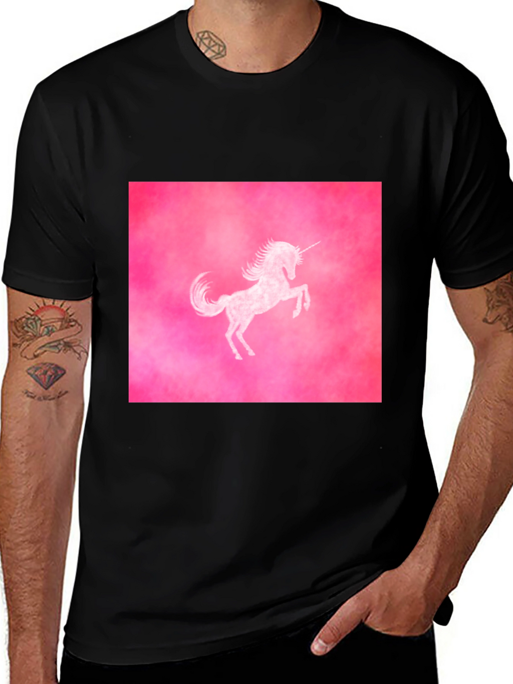 Unicorn Graphic Tee - Pink Fantasy