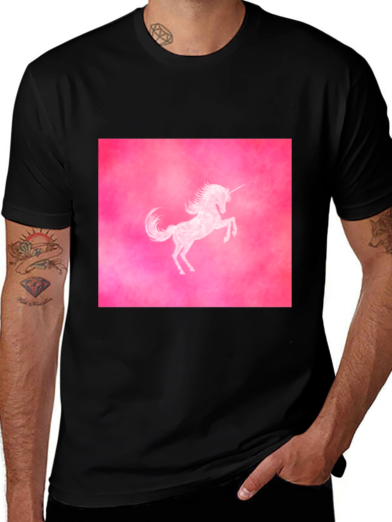 Unicorn Graphic Tee - Pink Fantasy