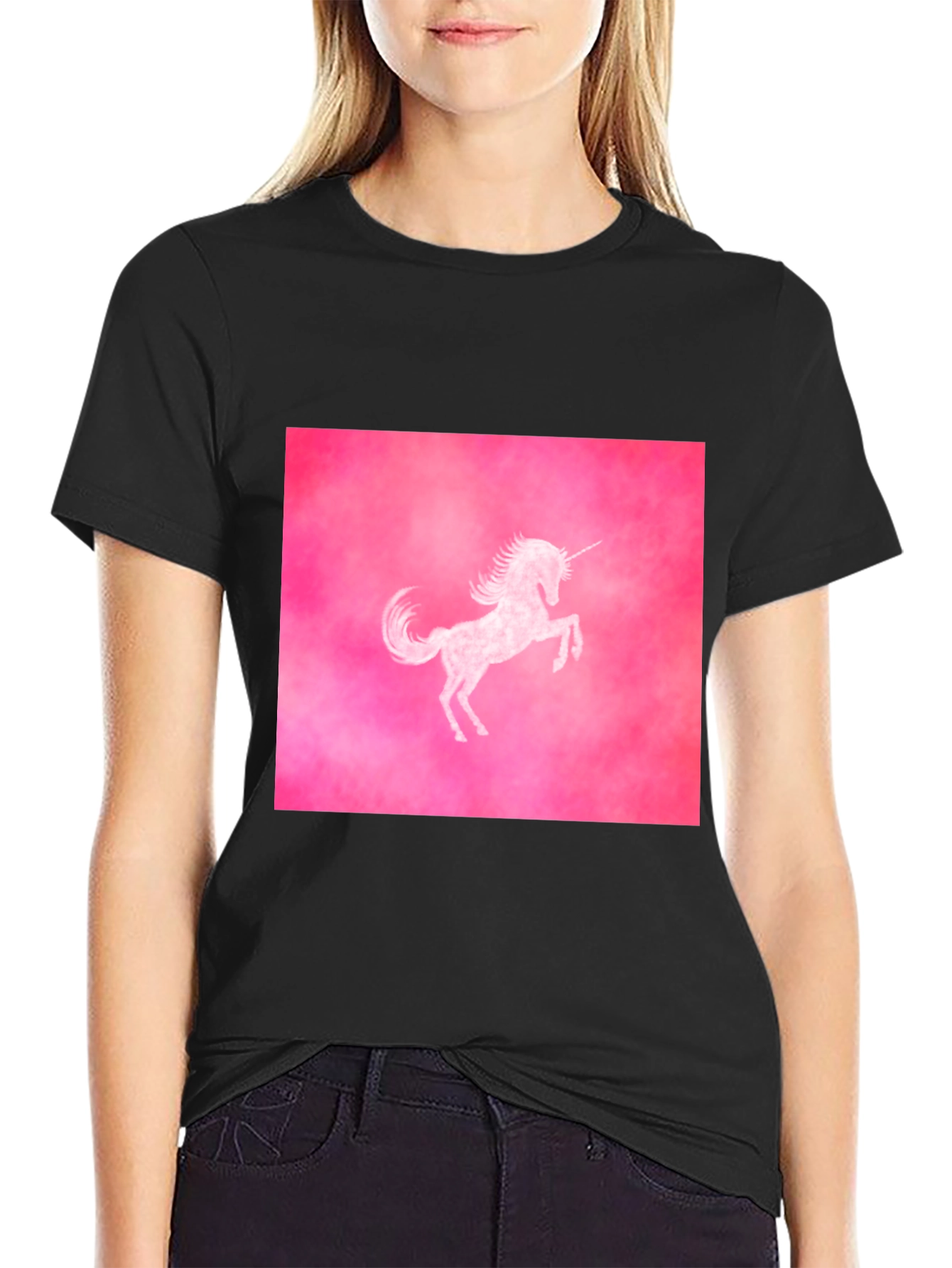 Unicorn Graphic Tee - Pink Fantasy
