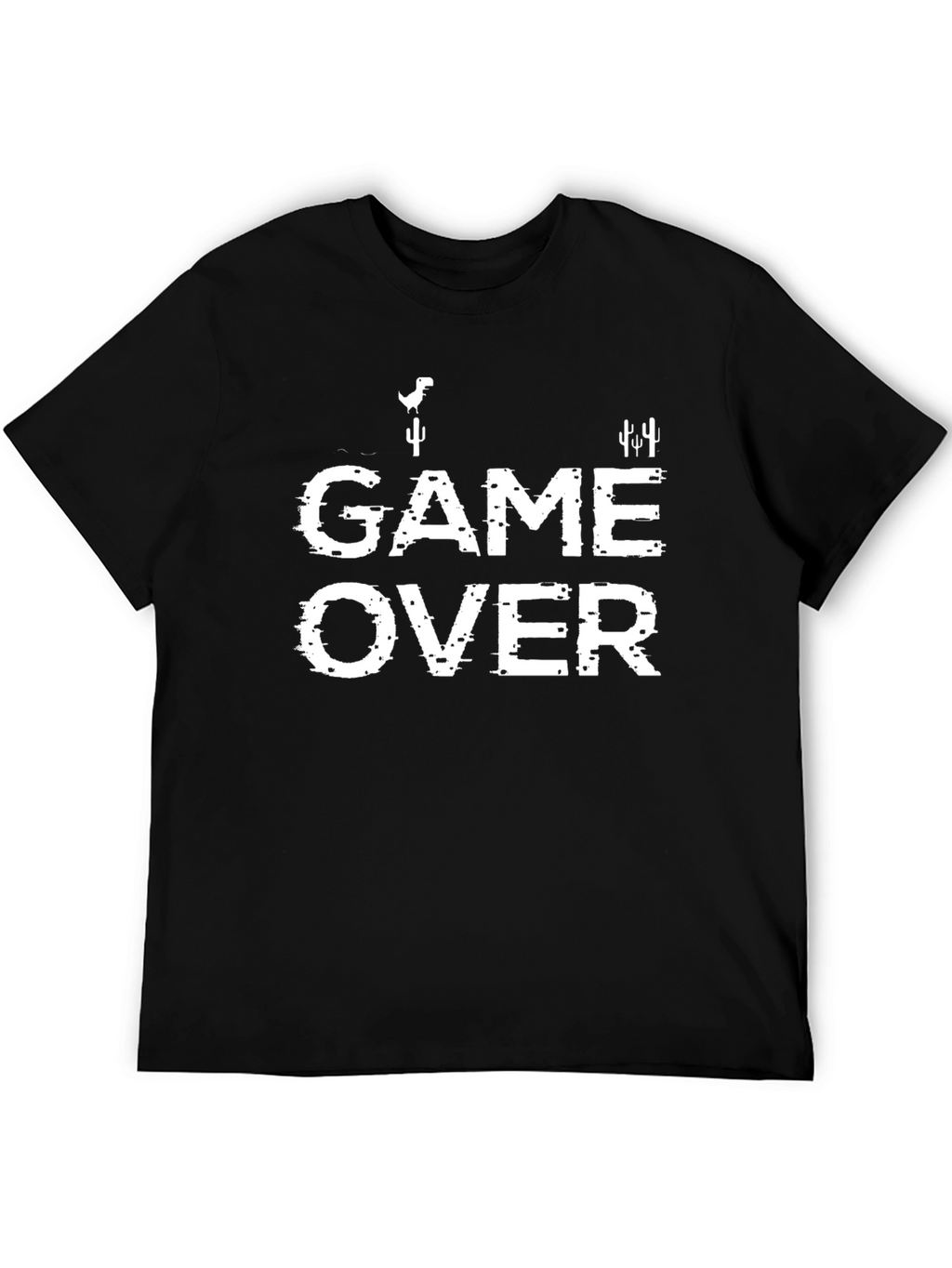 Game Over Tee - Glitchy Retro Gaming Shirt