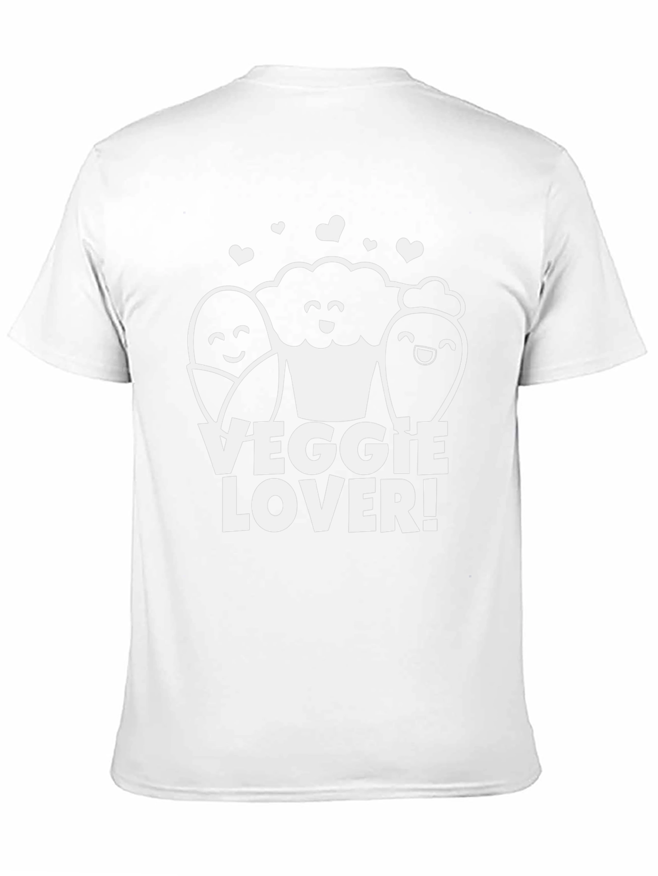 Veggie Lover Graphic T-Shirt - Black
