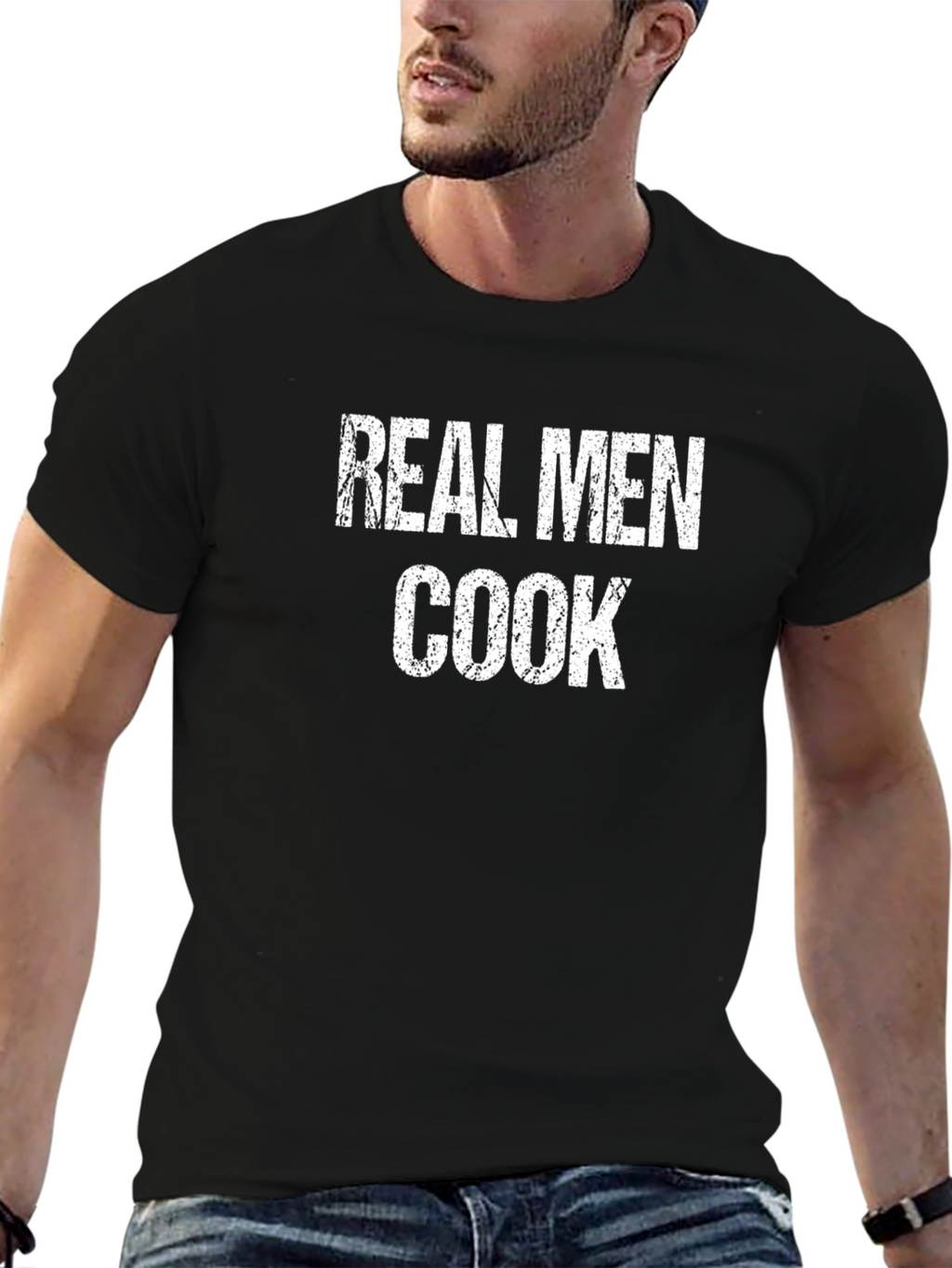 Real Men Cook Graphic Tee