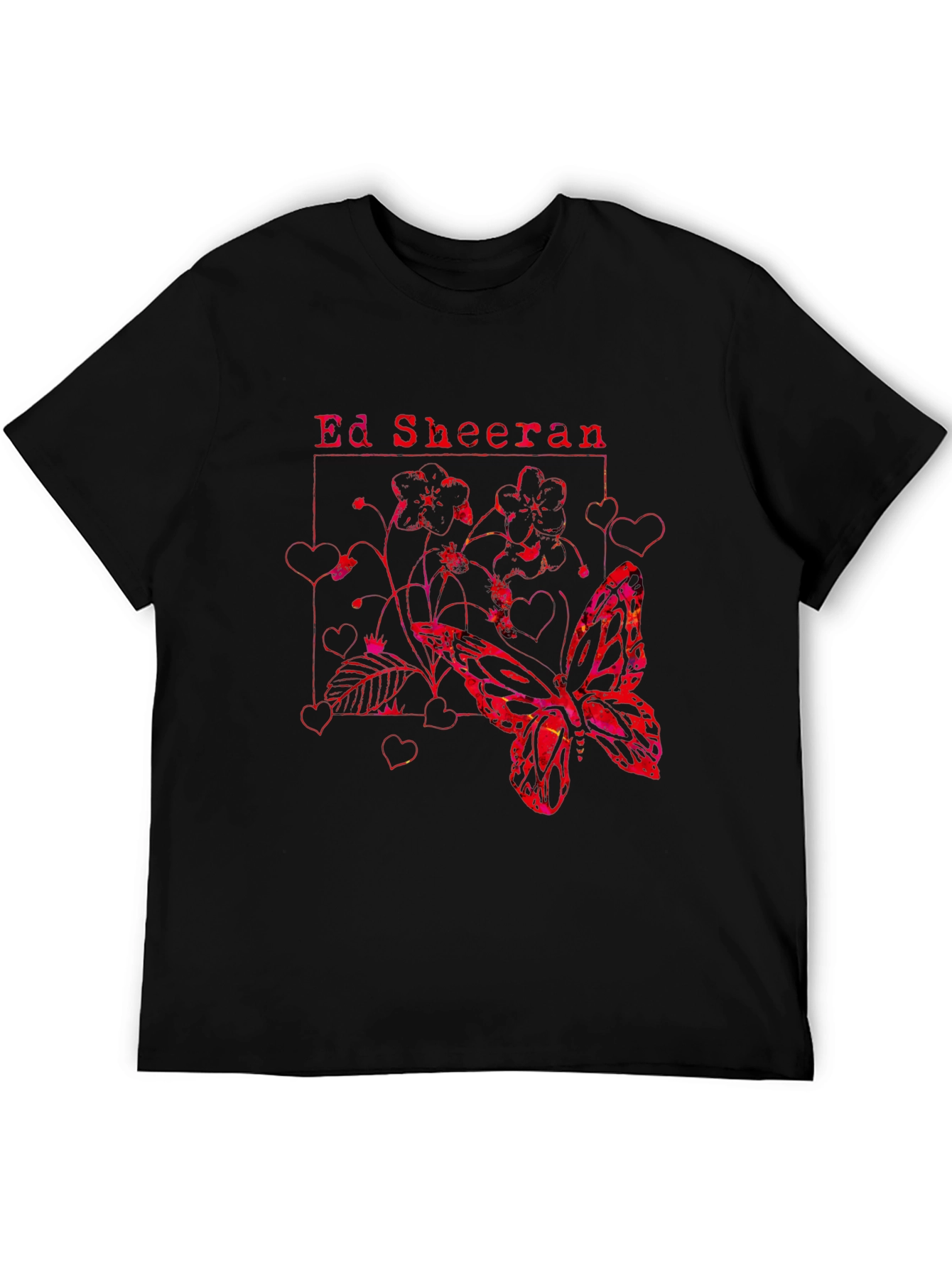 Ed Sheeran Butterfly Graphic Tee