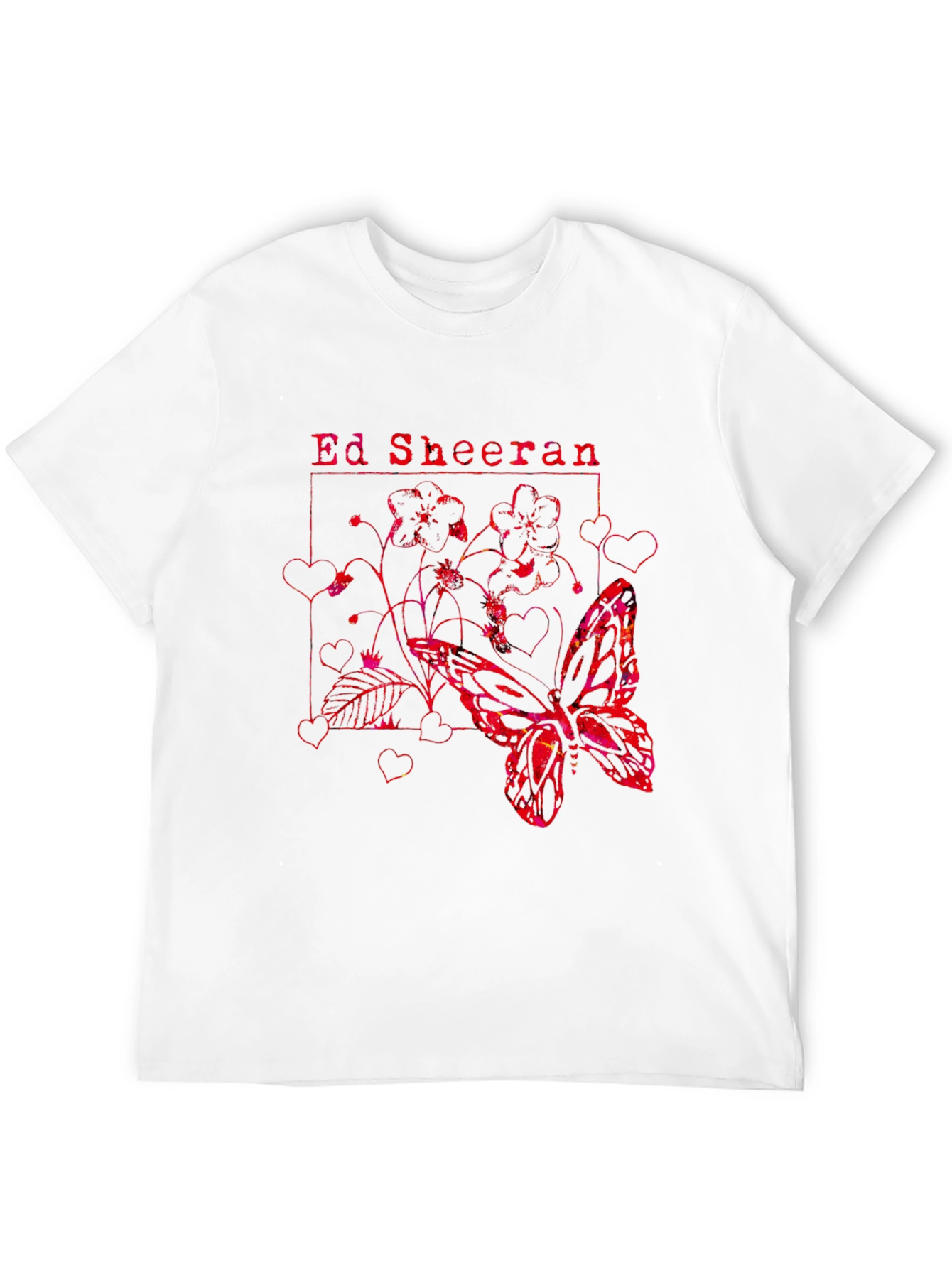 Ed Sheeran Butterfly Graphic Tee