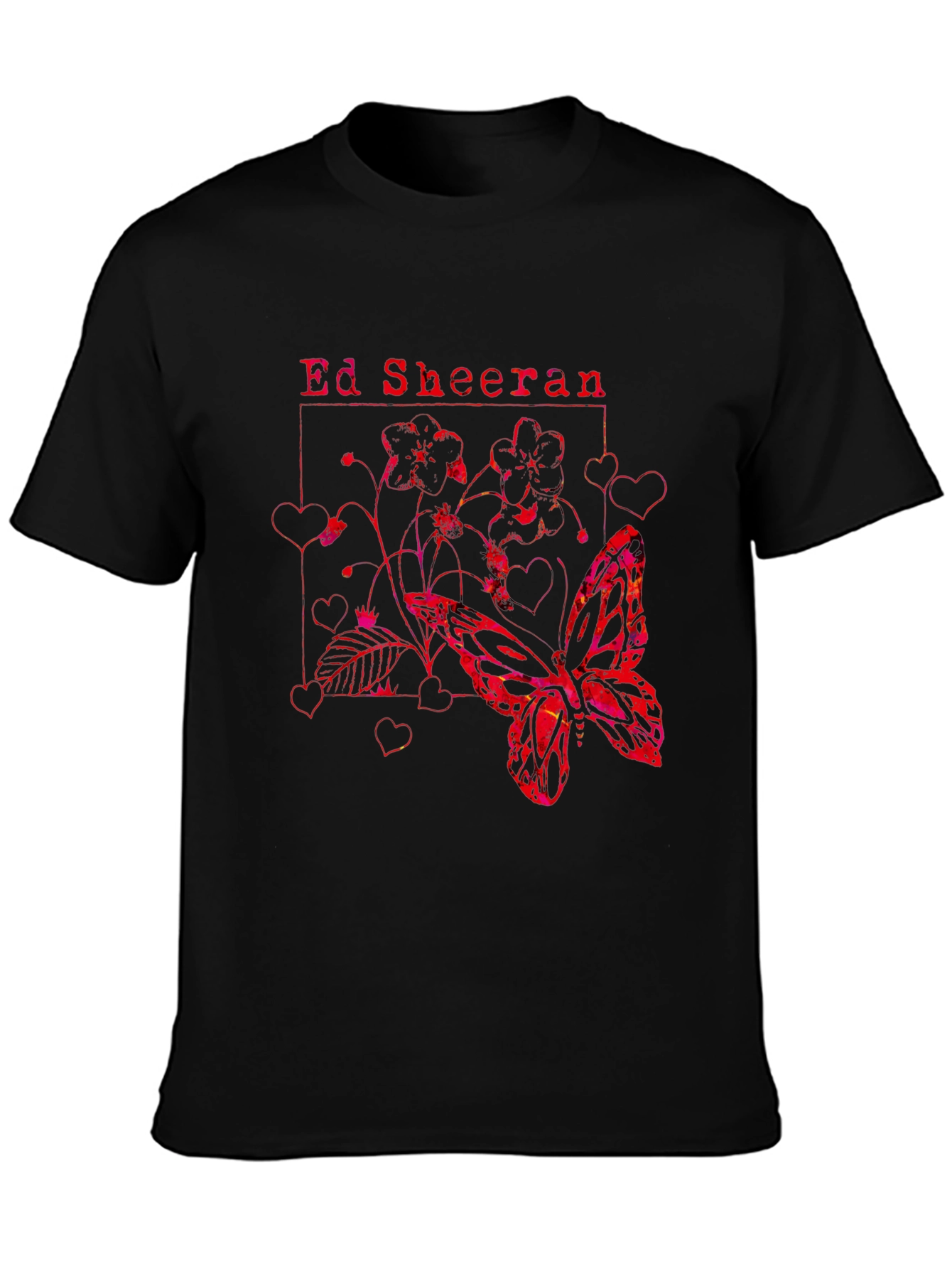 Ed Sheeran Butterfly Graphic Tee