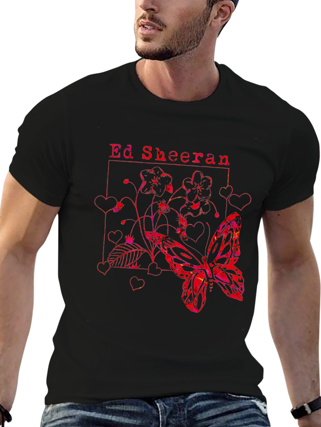 Ed Sheeran Butterfly Graphic Tee