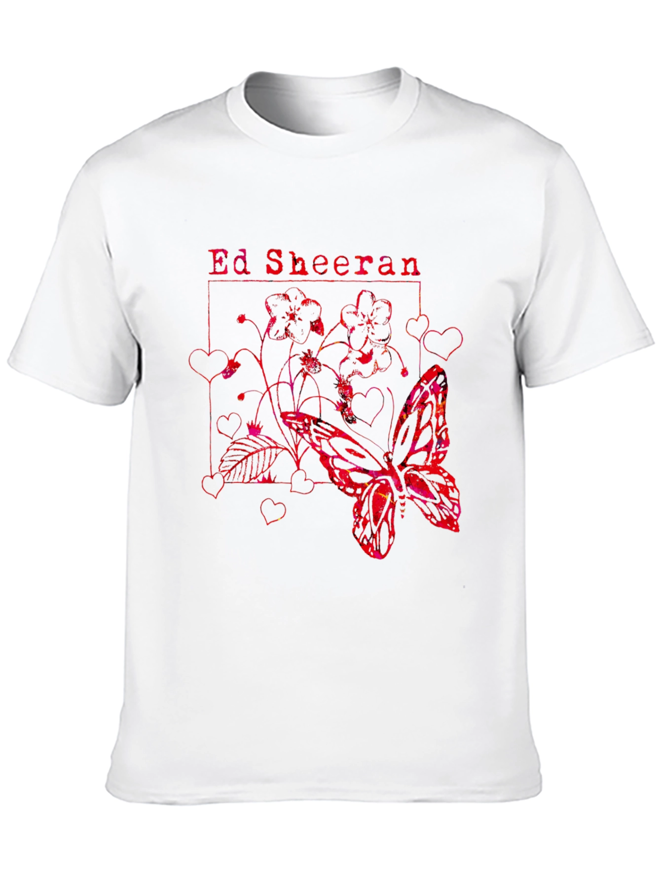 Ed Sheeran Butterfly Graphic Tee