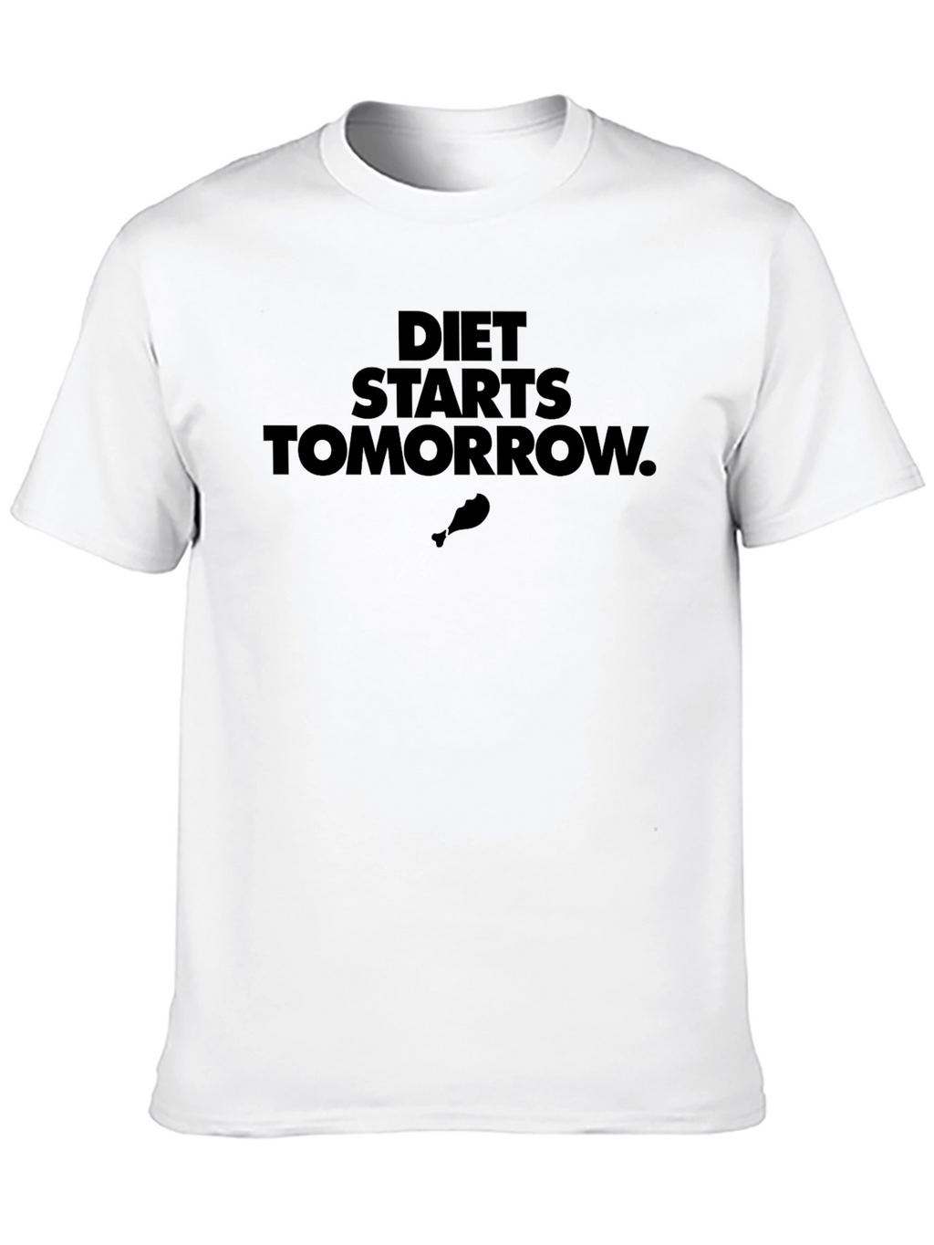 Diet Starts Tomorrow Graphic T-Shirt