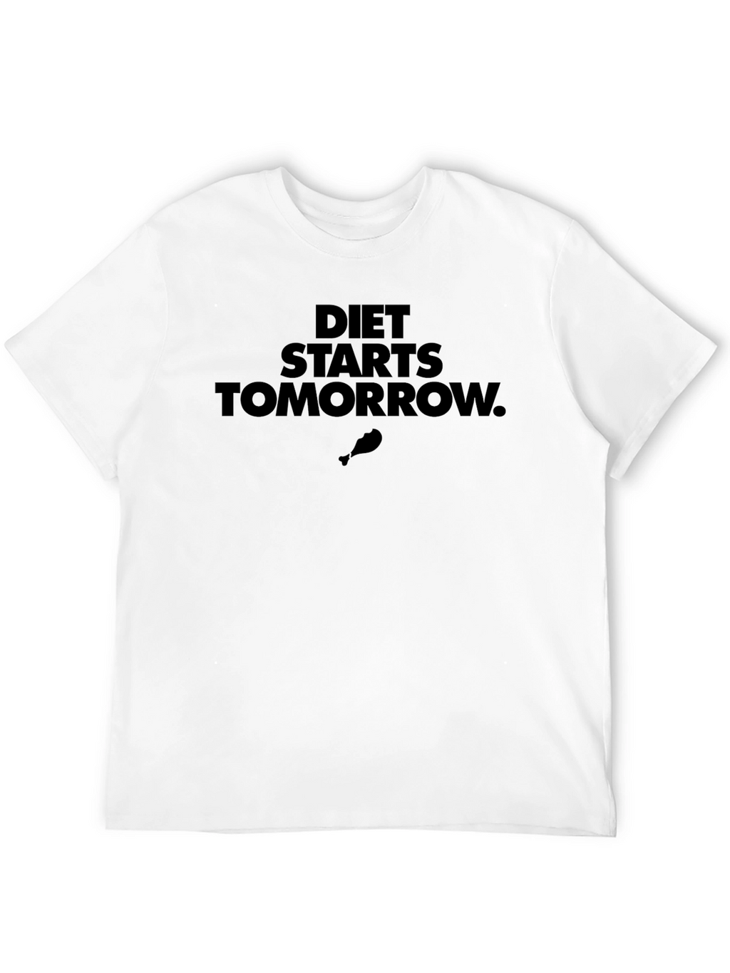 Diet Starts Tomorrow Graphic T-Shirt