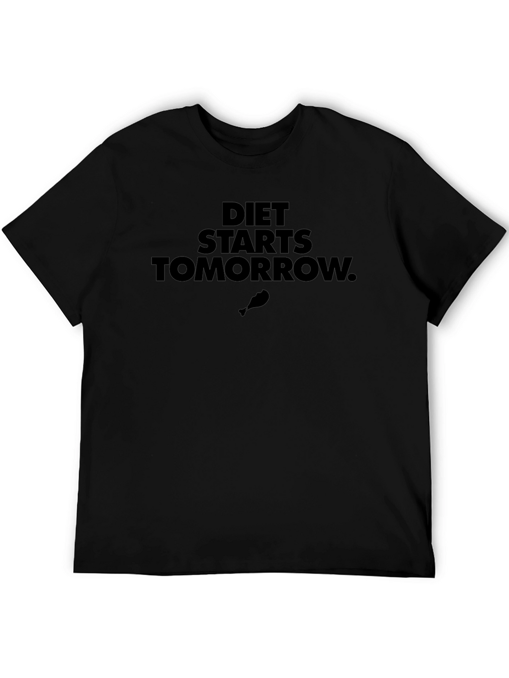 Diet Starts Tomorrow Graphic T-Shirt