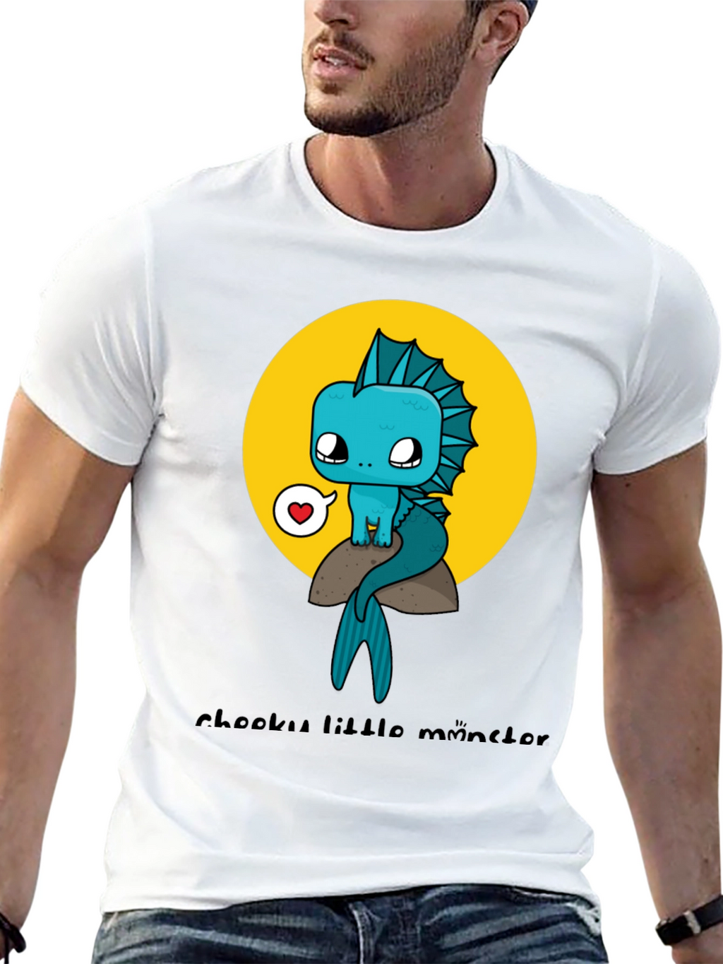 Cute Cartoon Monster Graphic Tee