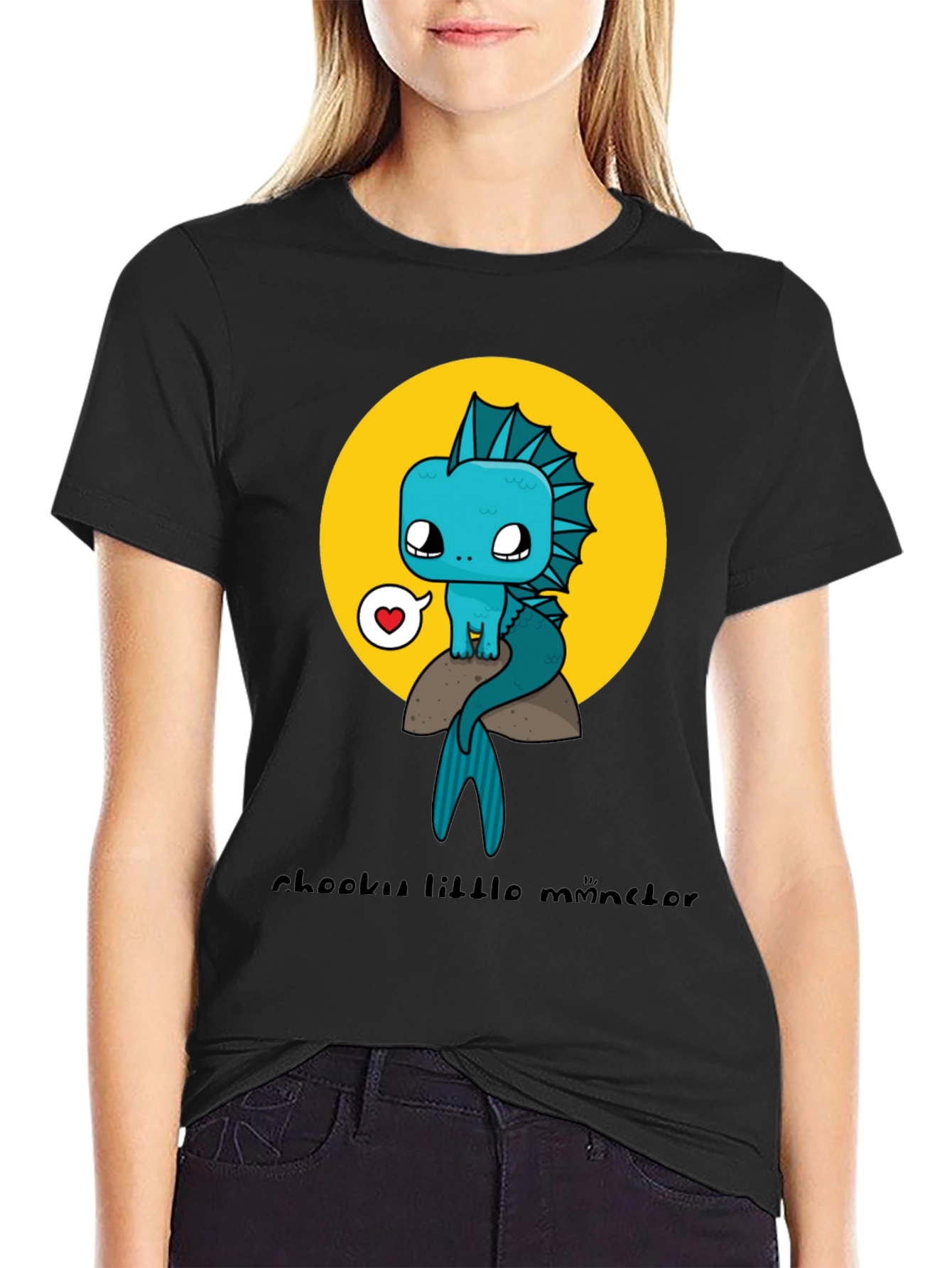 Cute Cartoon Monster Graphic Tee