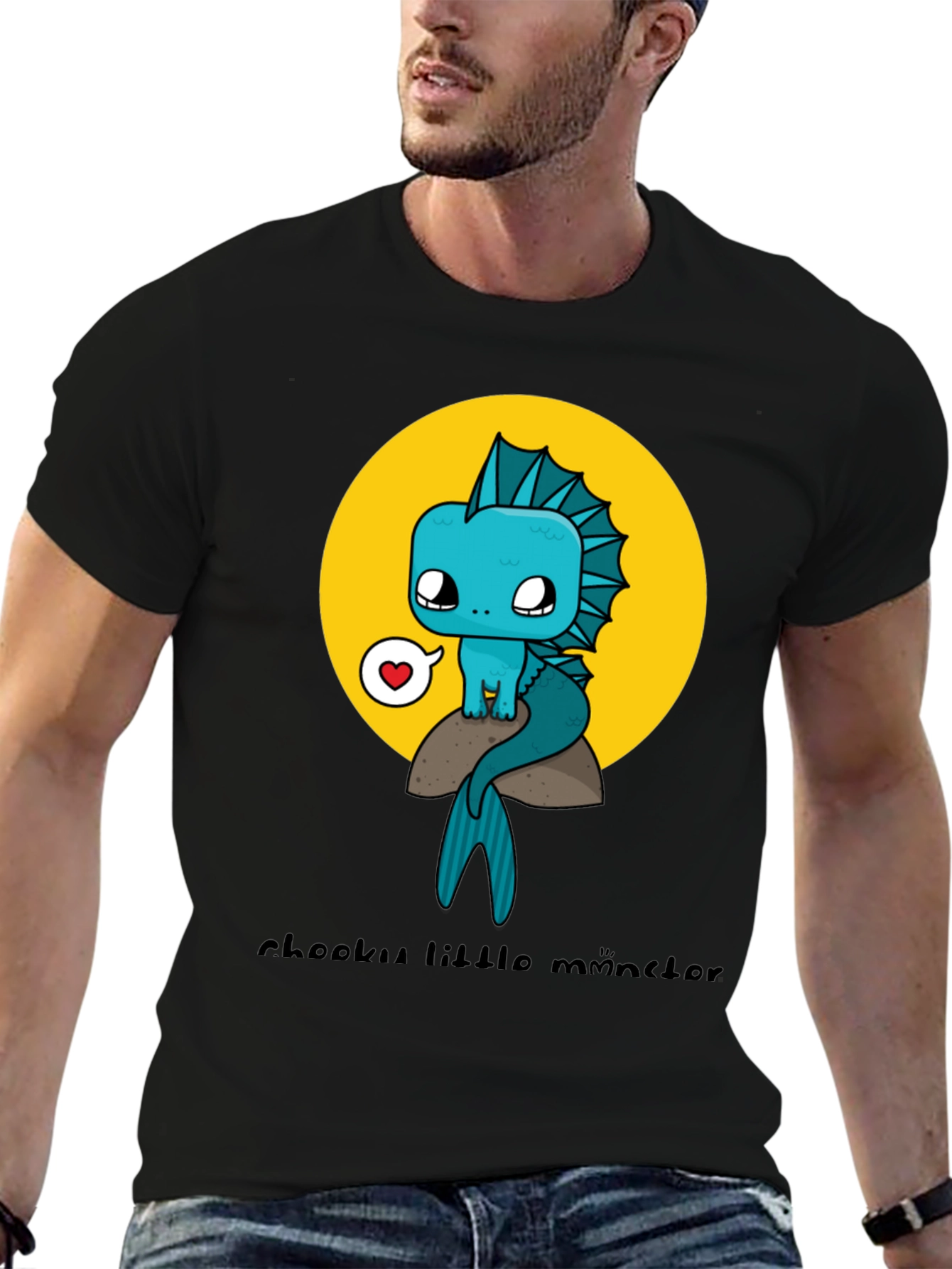 Cute Cartoon Monster Graphic Tee