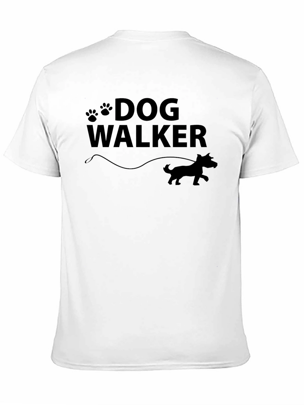 Dog Walker Graphic T-Shirt - Unisex Crew Neck Tee